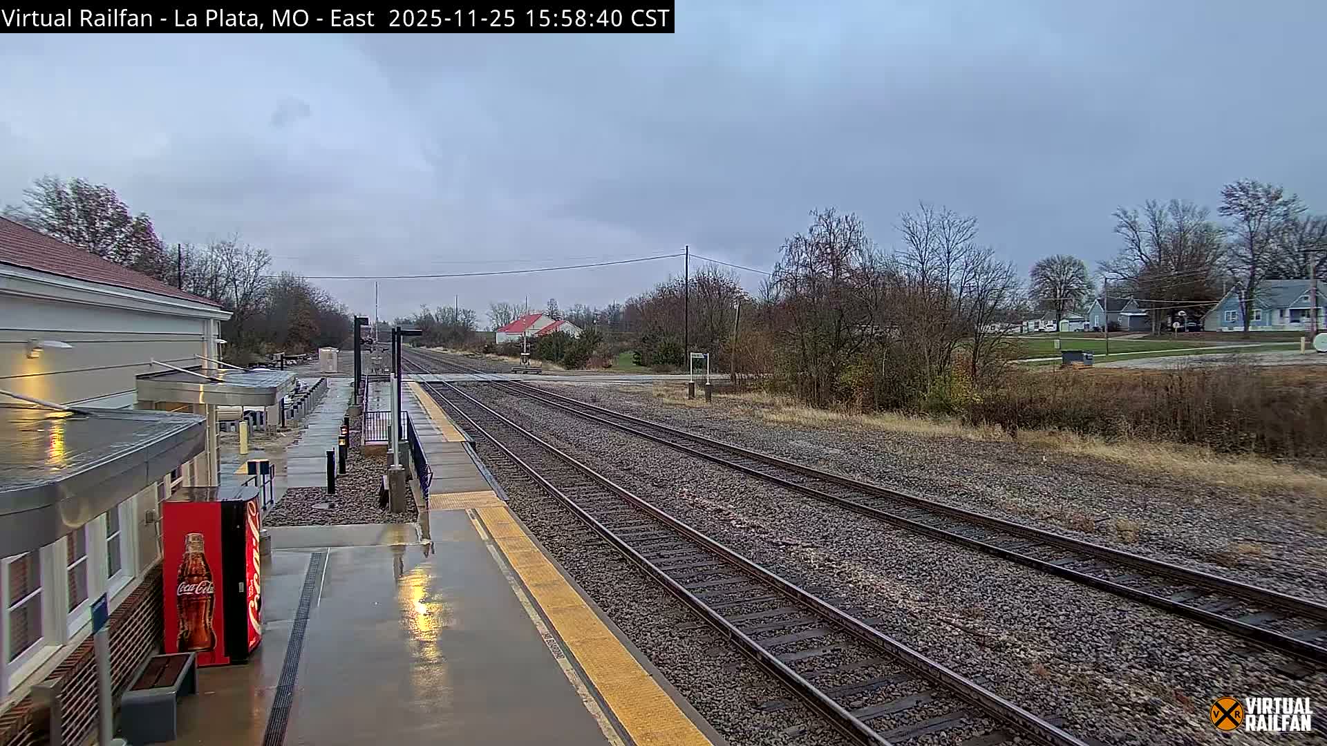 La Plata Railway Station Live Cam - La Plata, Macon, Missouri, USA