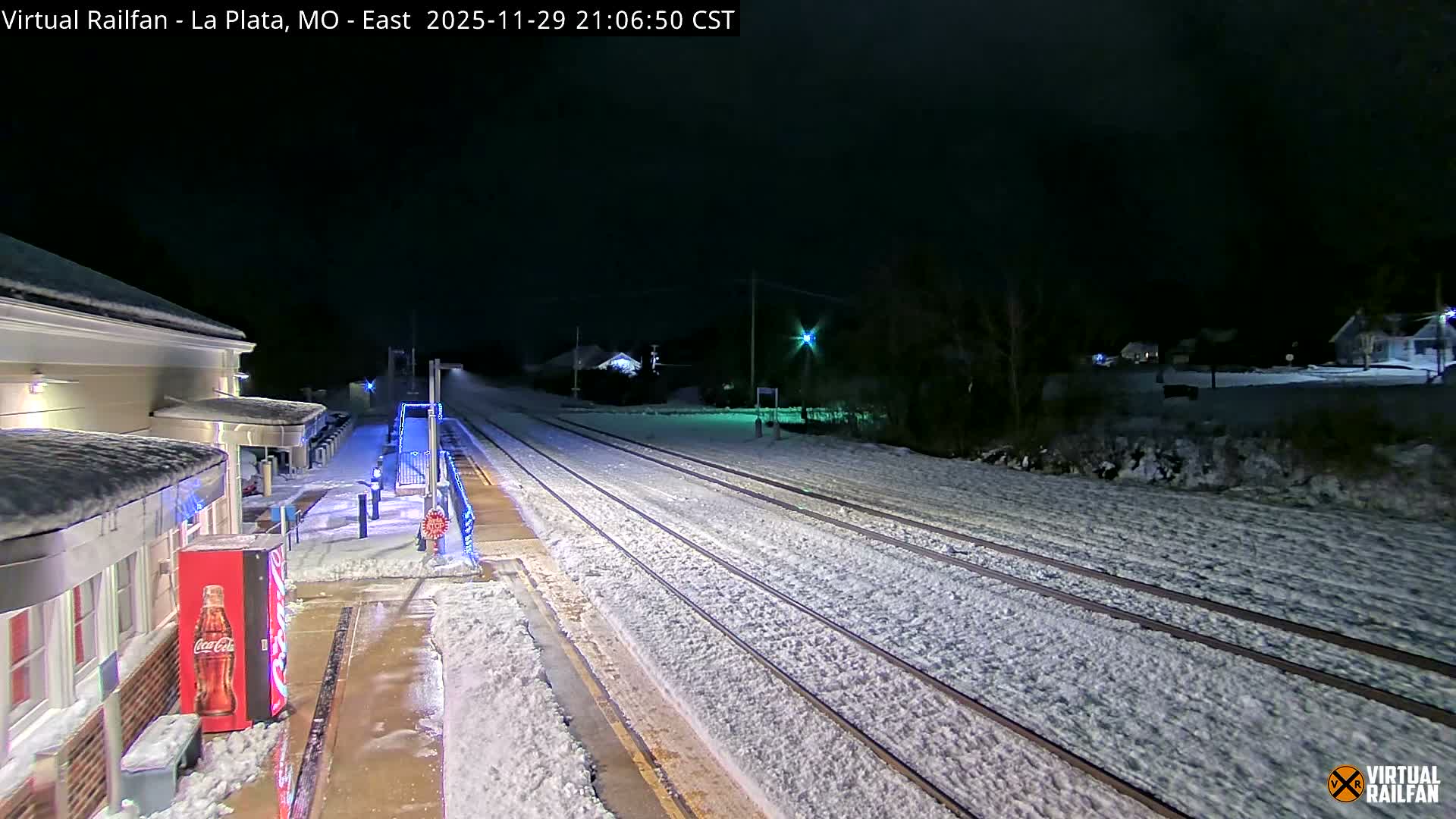 La Plata Railway Station Live Cam - La Plata, Macon, Missouri, USA