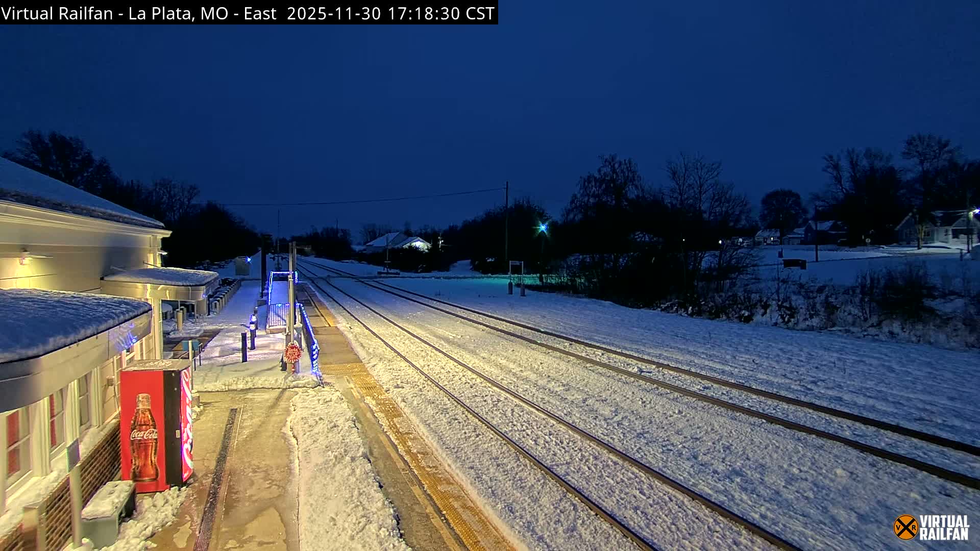 La Plata Railway Station Live Cam - La Plata, Macon, Missouri, USA