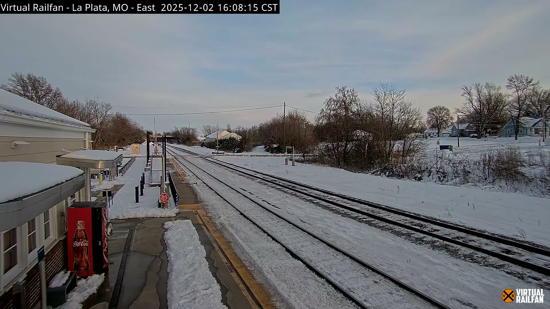 La Plata Railway Station Live Cam - La Plata, Macon, Missouri, USA