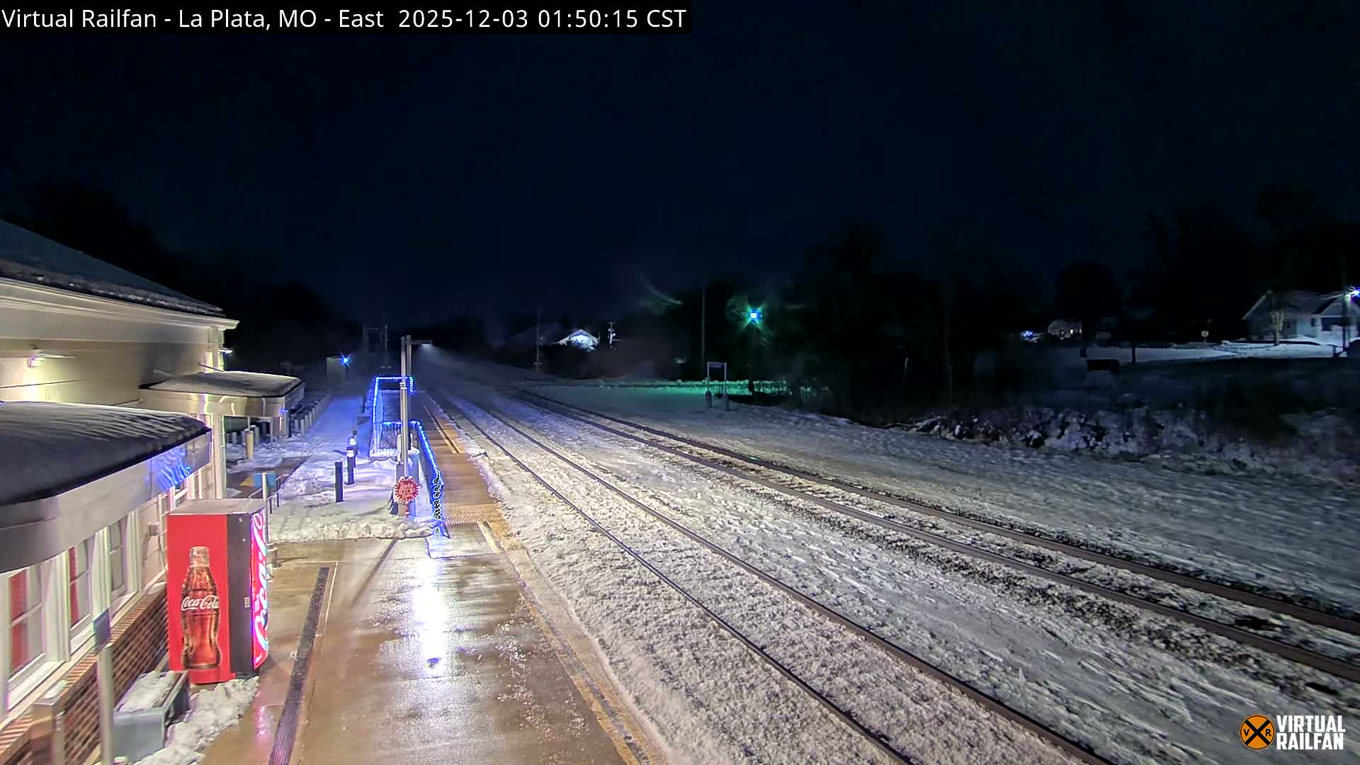 La Plata Railway Station Live Cam - La Plata, Macon, Missouri, USA