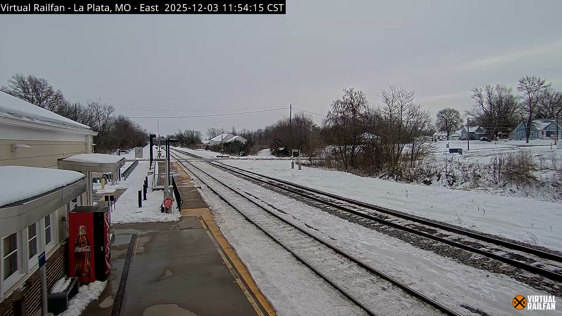 La Plata Railway Station Live Cam - La Plata, Macon, Missouri, USA