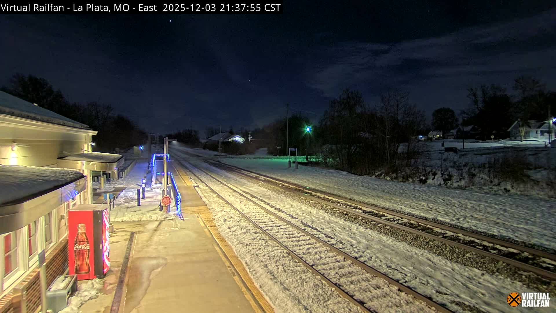 La Plata Railway Station Live Cam - La Plata, Macon, Missouri, USA