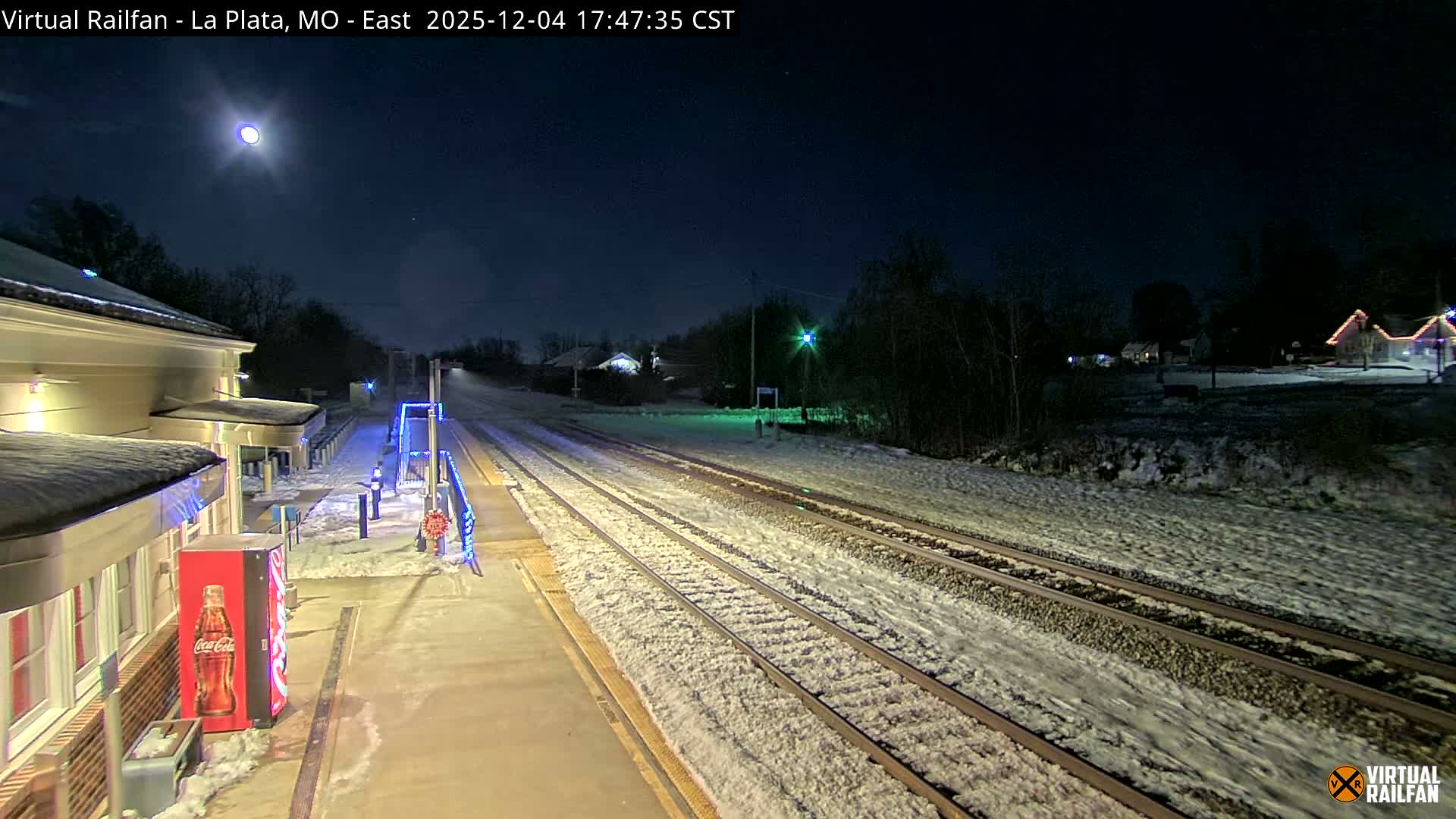 La Plata Railway Station Live Cam - La Plata, Macon, Missouri, USA