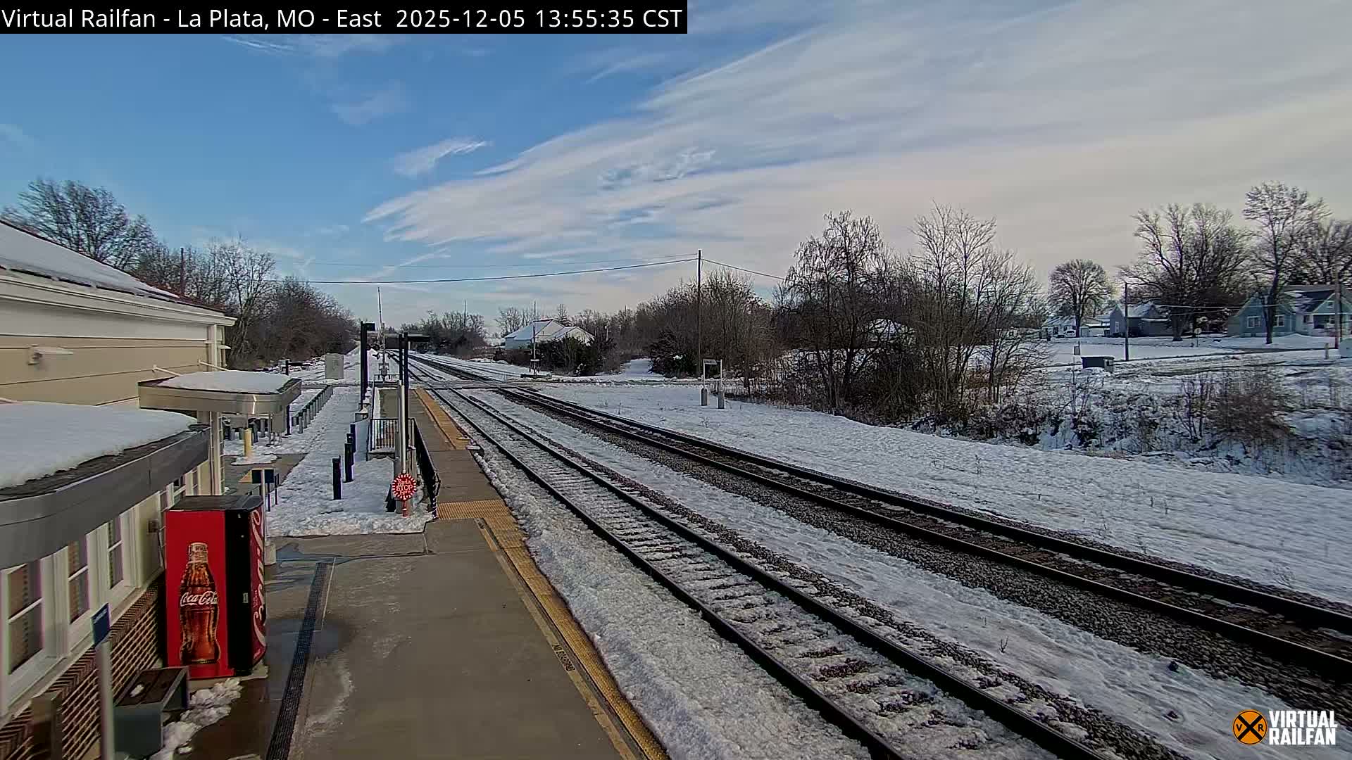 La Plata Railway Station Live Cam - La Plata, Macon, Missouri, USA