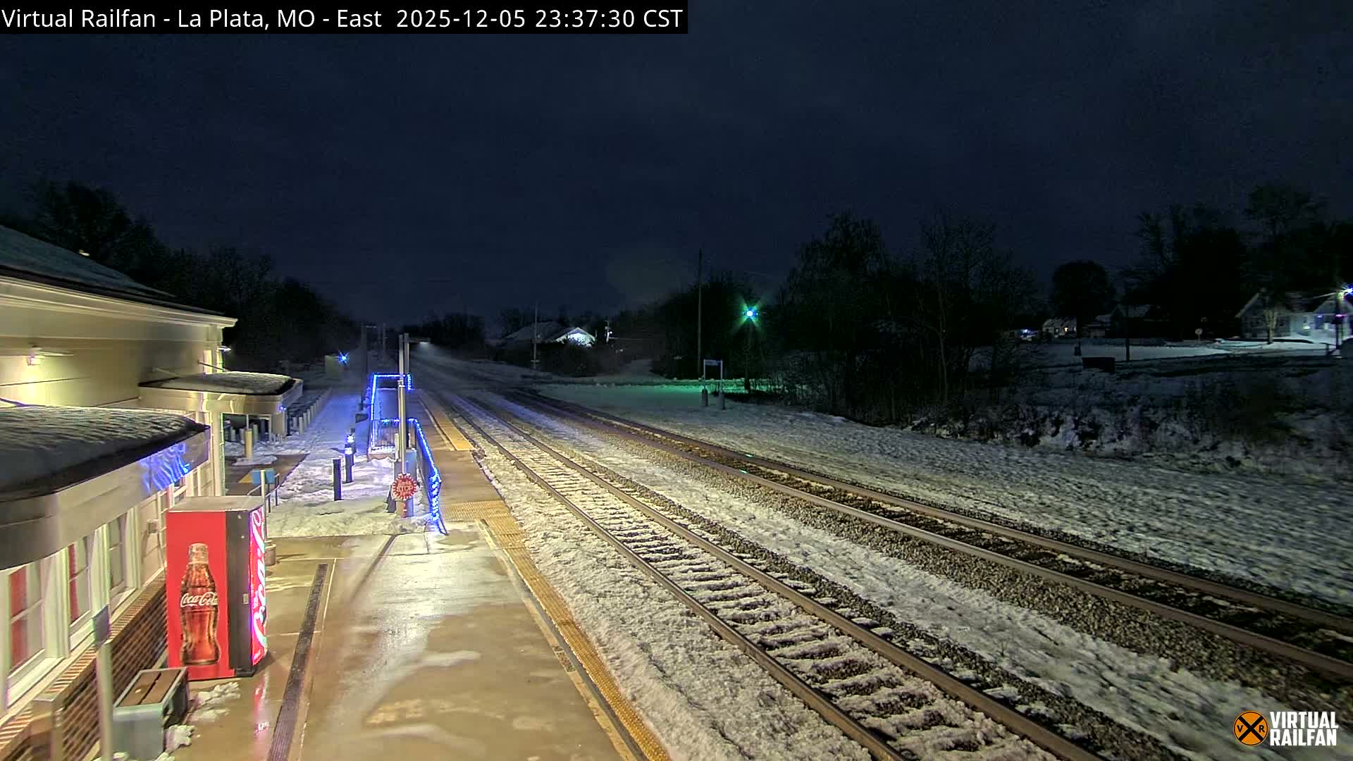 La Plata Railway Station Live Cam - La Plata, Macon, Missouri, USA