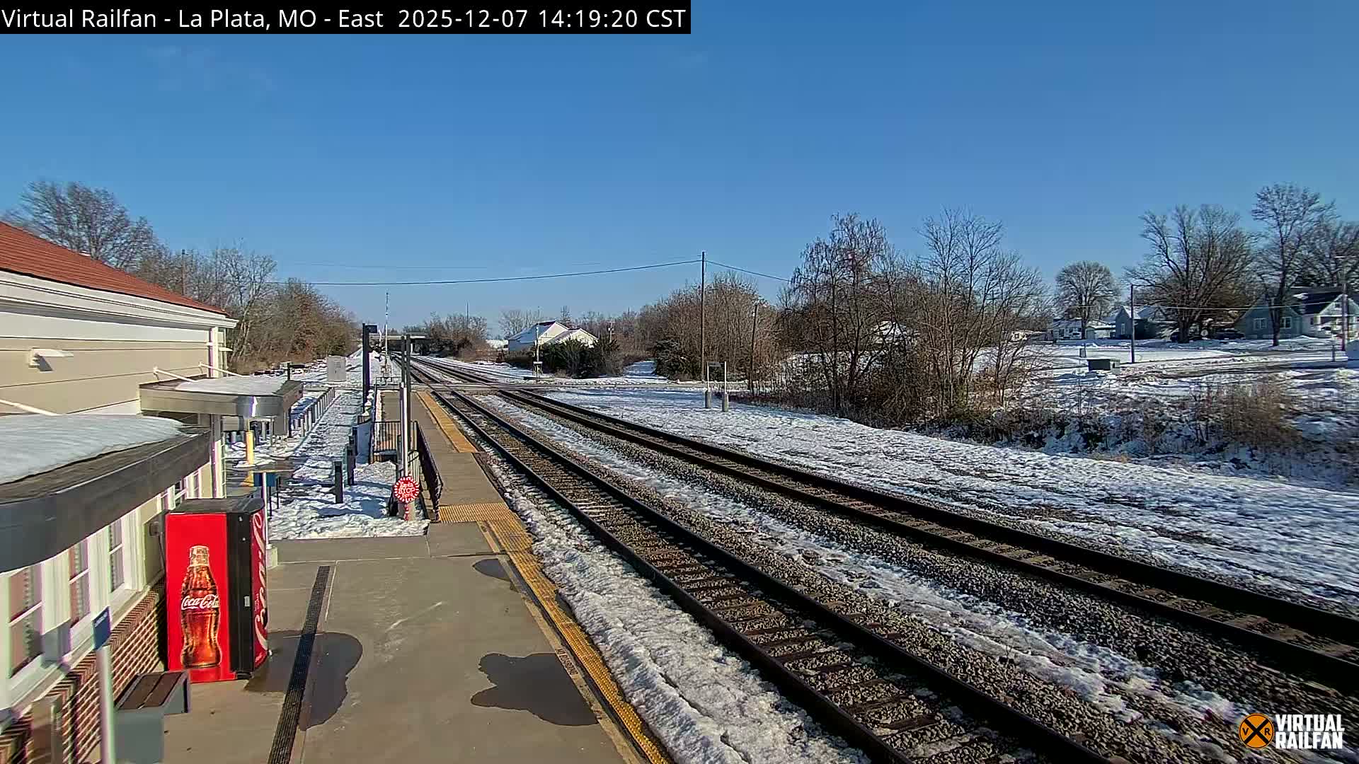 La Plata Railway Station Live Cam - La Plata, Macon, Missouri, USA