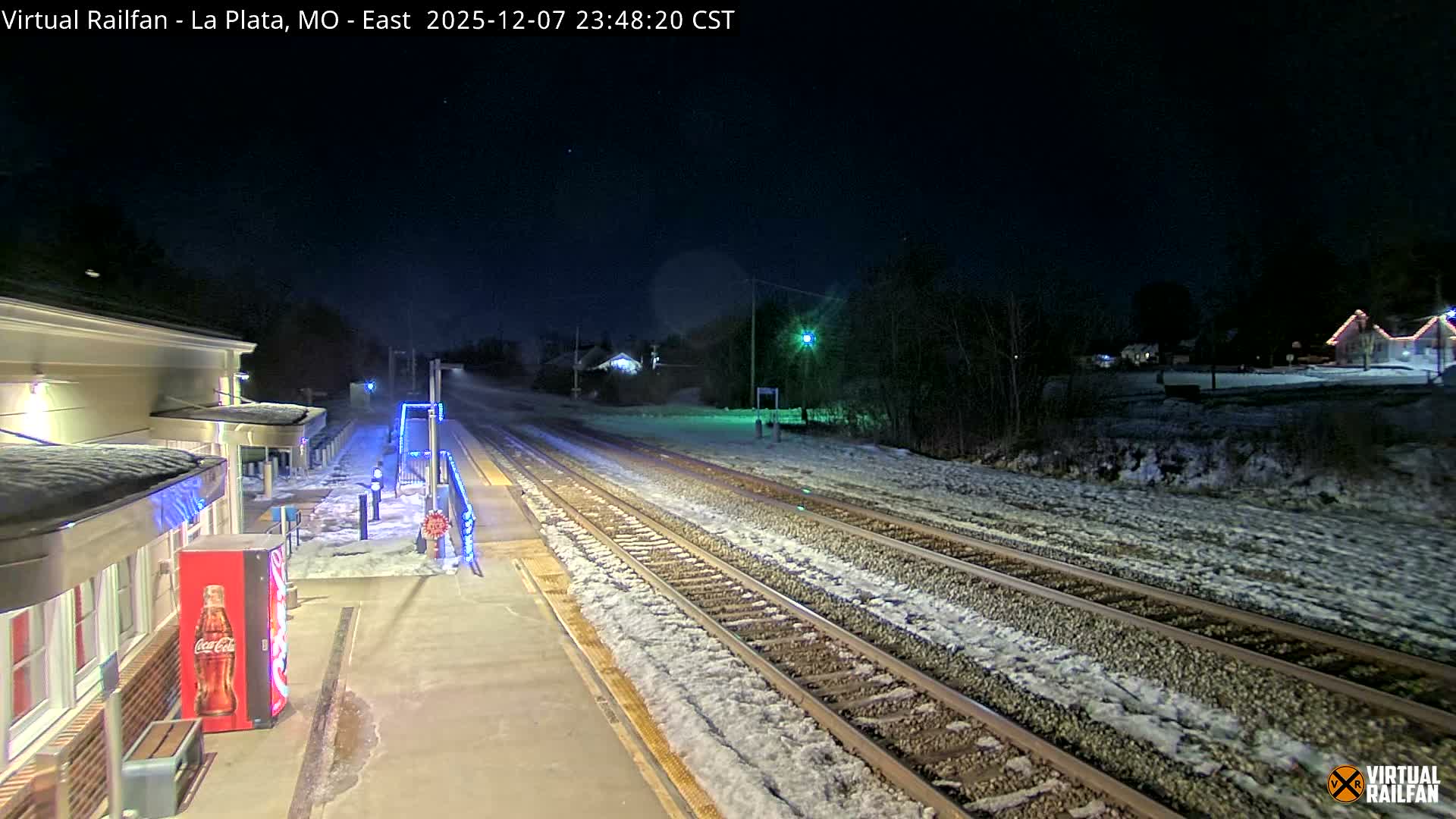 La Plata Railway Station Live Cam - La Plata, Macon, Missouri, USA