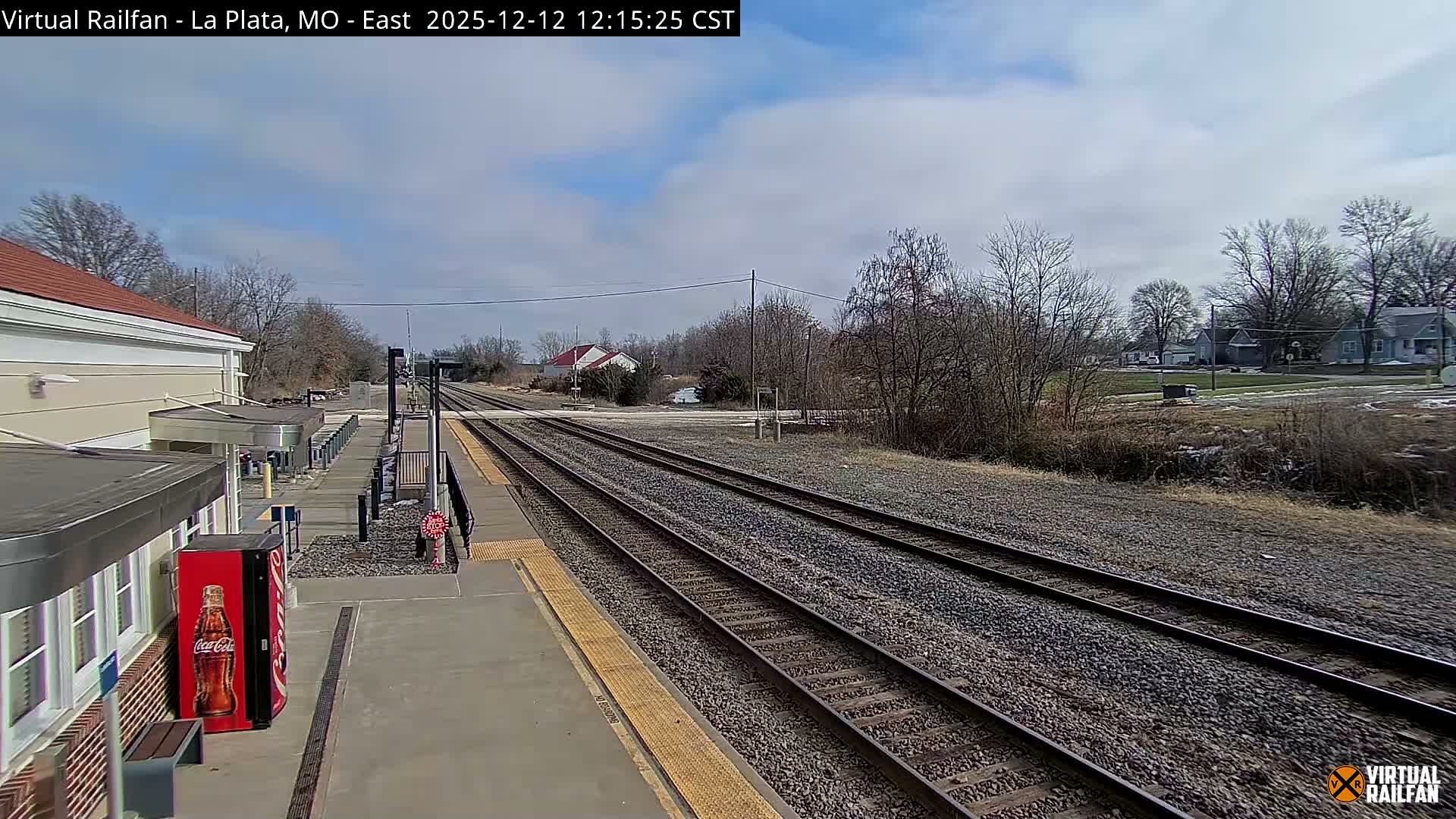 La Plata Railway Station Live Cam - La Plata, Macon, Missouri, USA
