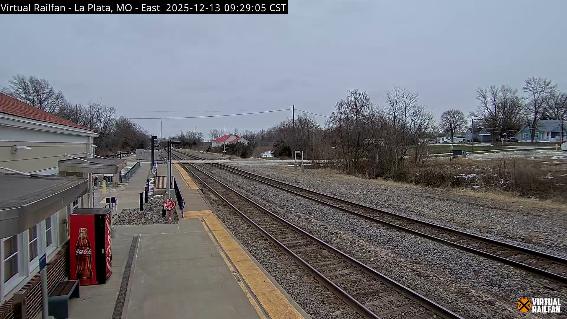 La Plata Railway Station Live Cam - La Plata, Macon, Missouri, USA