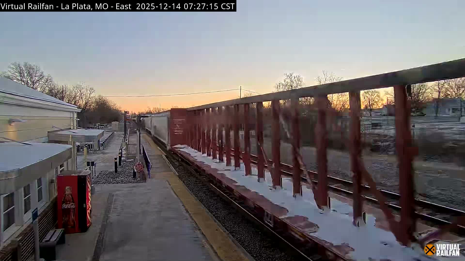 La Plata Railway Station Live Cam - La Plata, Macon, Missouri, USA