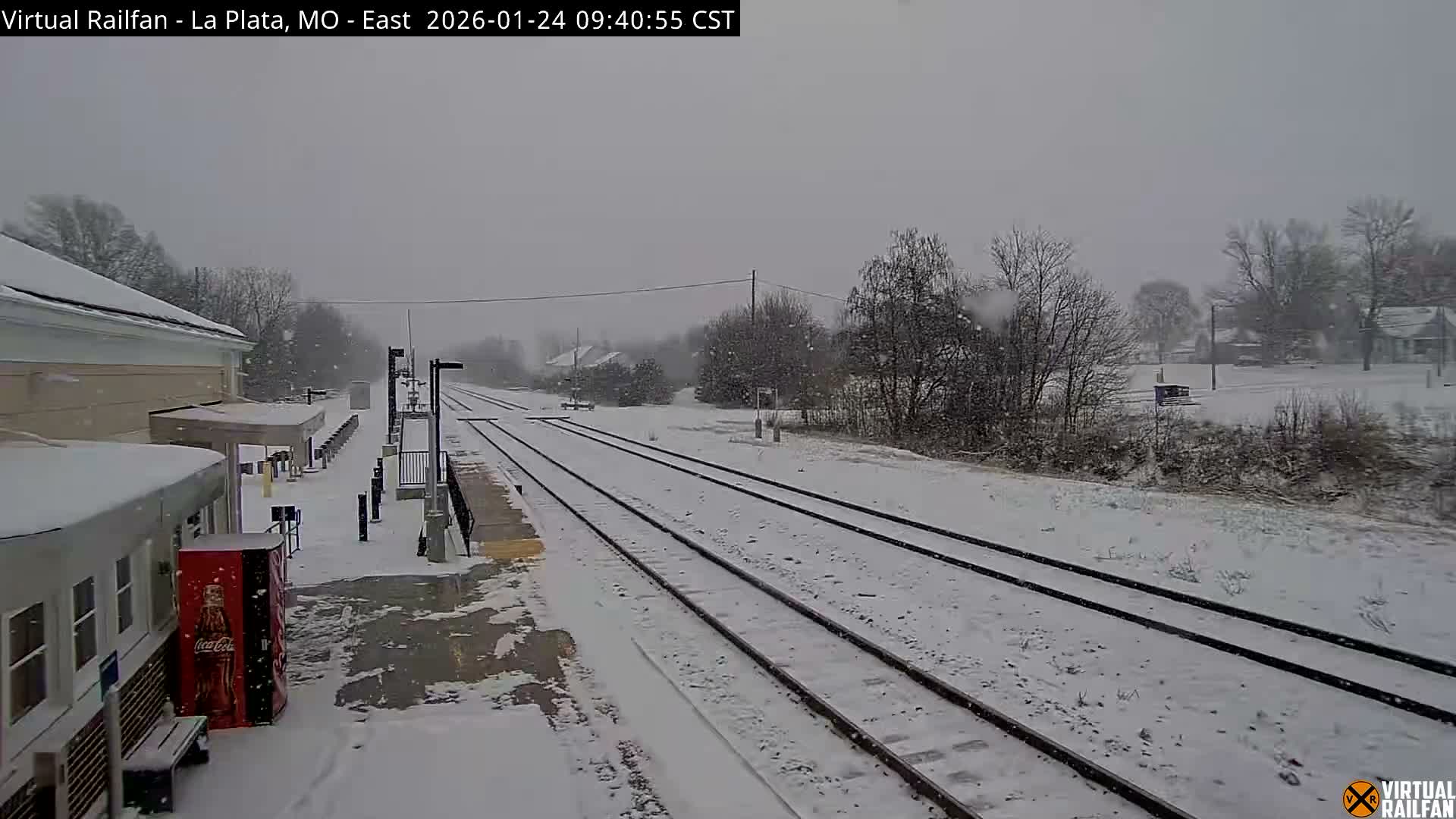 La Plata Railway Station Live Cam - La Plata, Macon, Missouri, USA