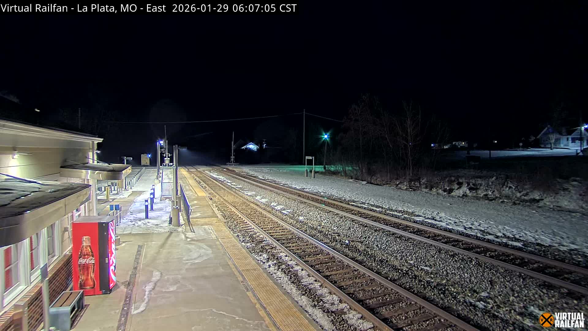 La Plata Railway Station Live Cam - La Plata, Macon, Missouri, USA