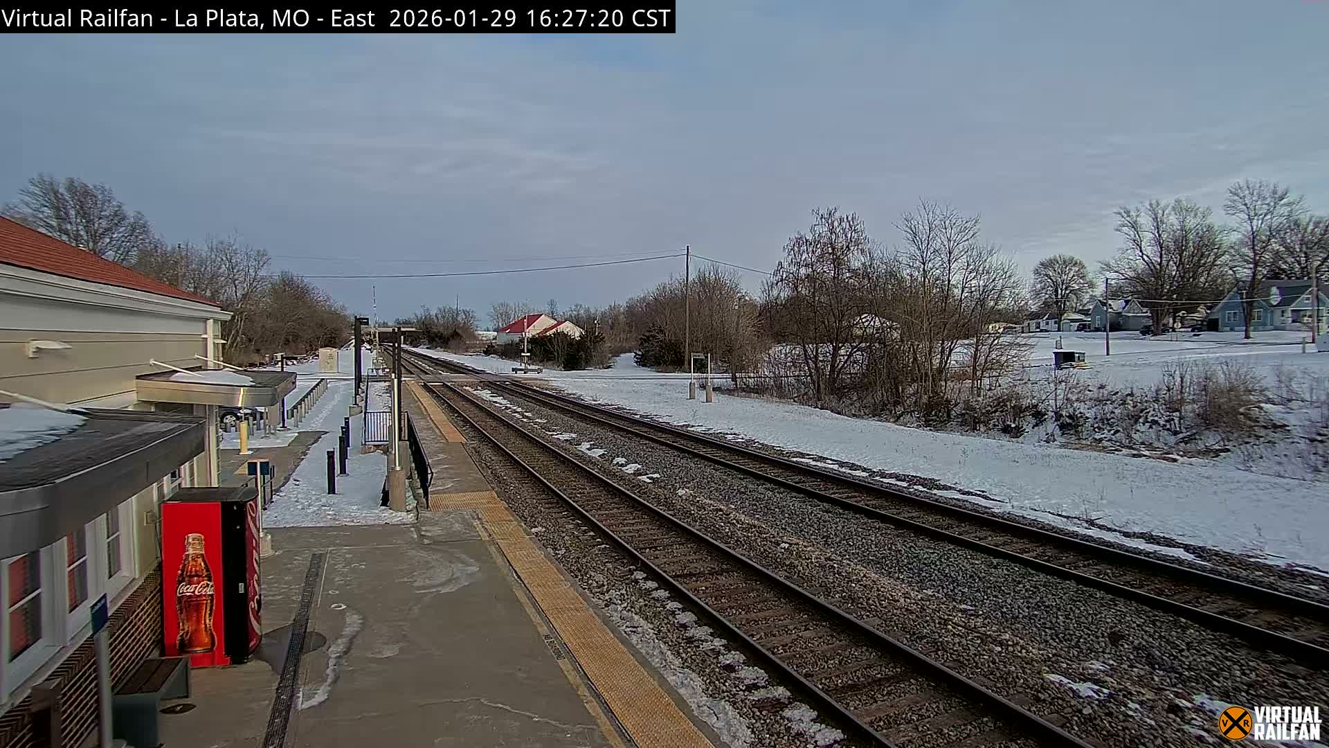La Plata Railway Station Live Cam - La Plata, Macon, Missouri, USA