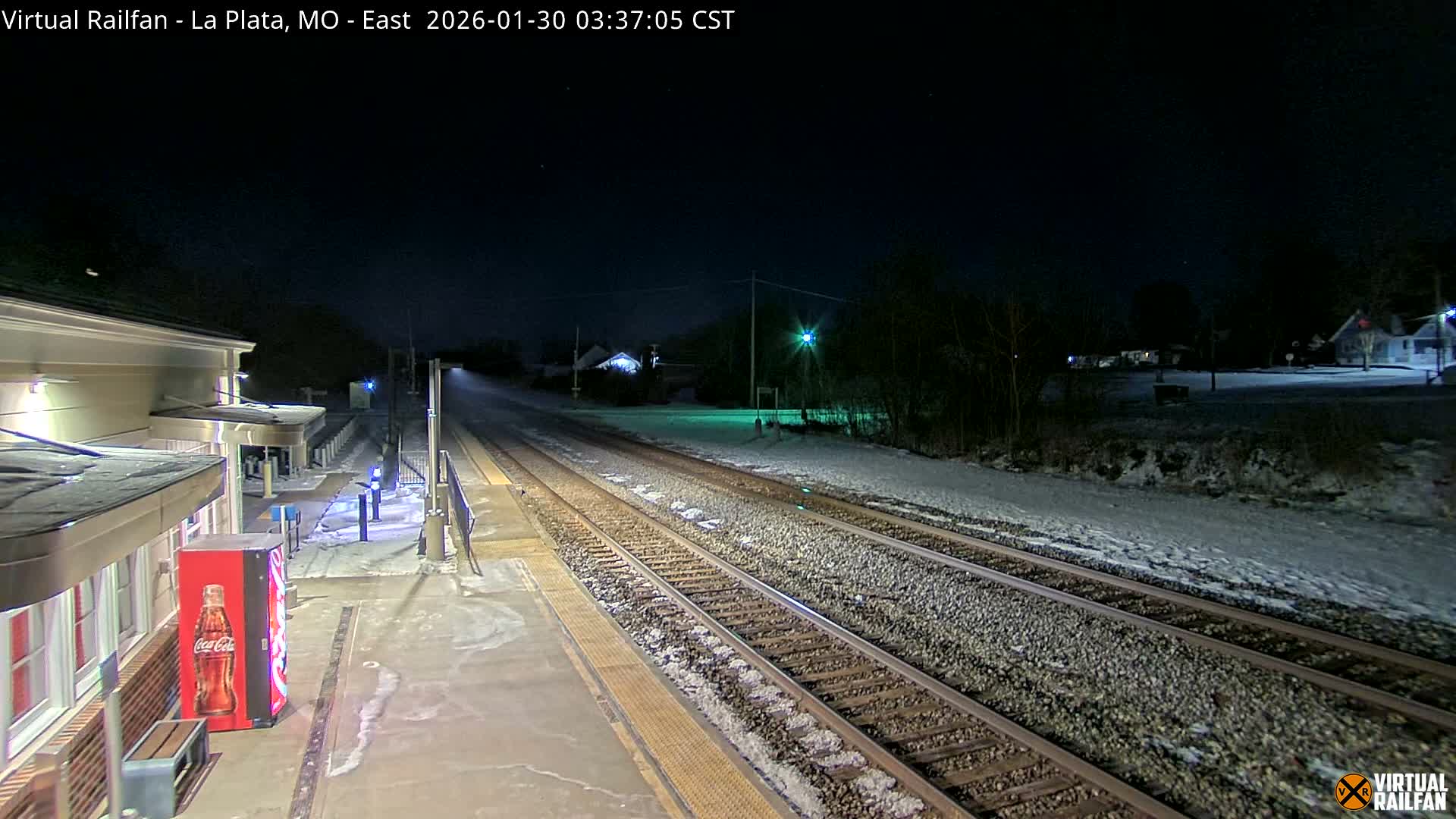 La Plata Railway Station Live Cam - La Plata, Macon, Missouri, USA