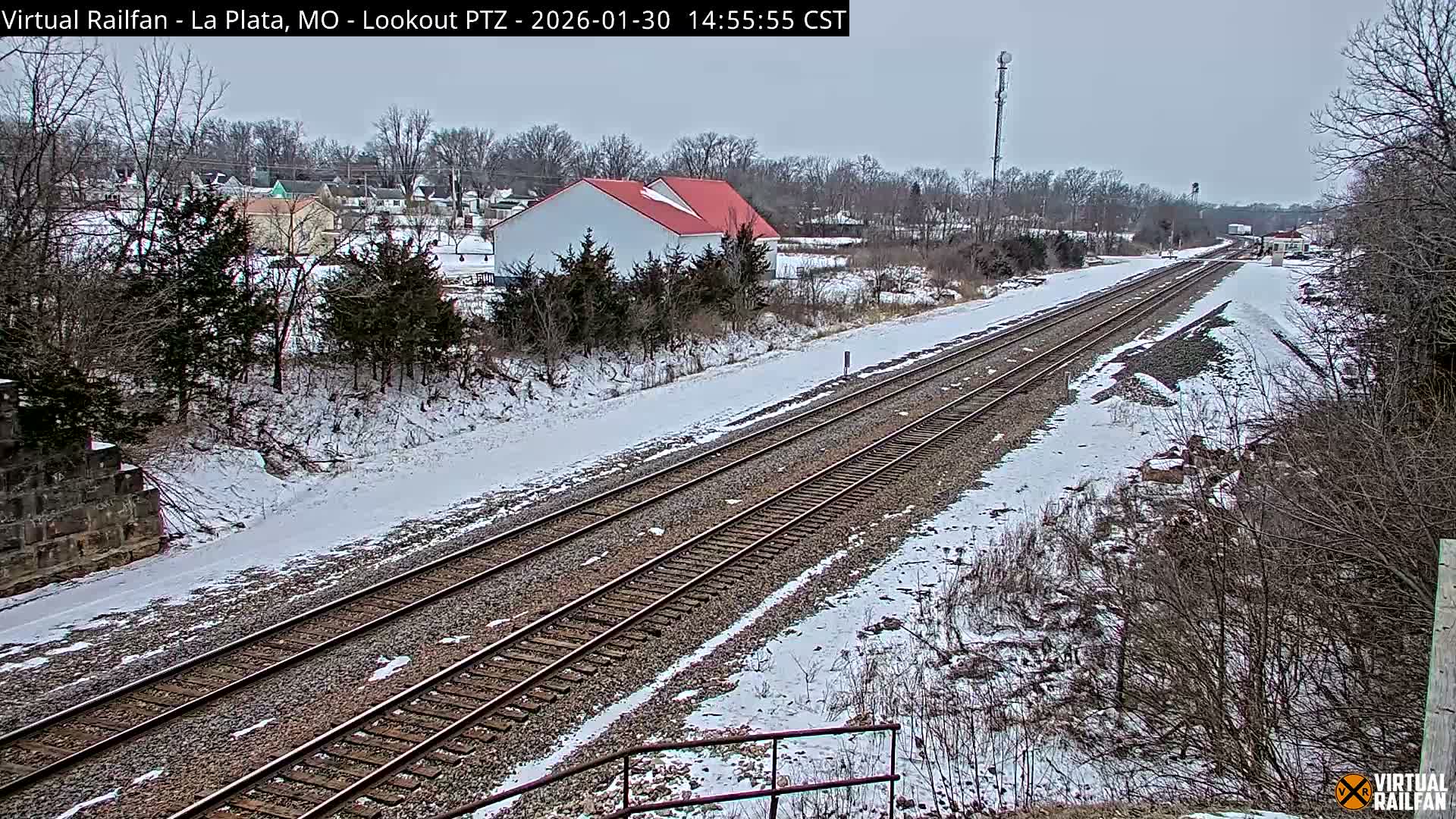 La Plata Railway Station Live Cam - La Plata, Macon, Missouri, USA