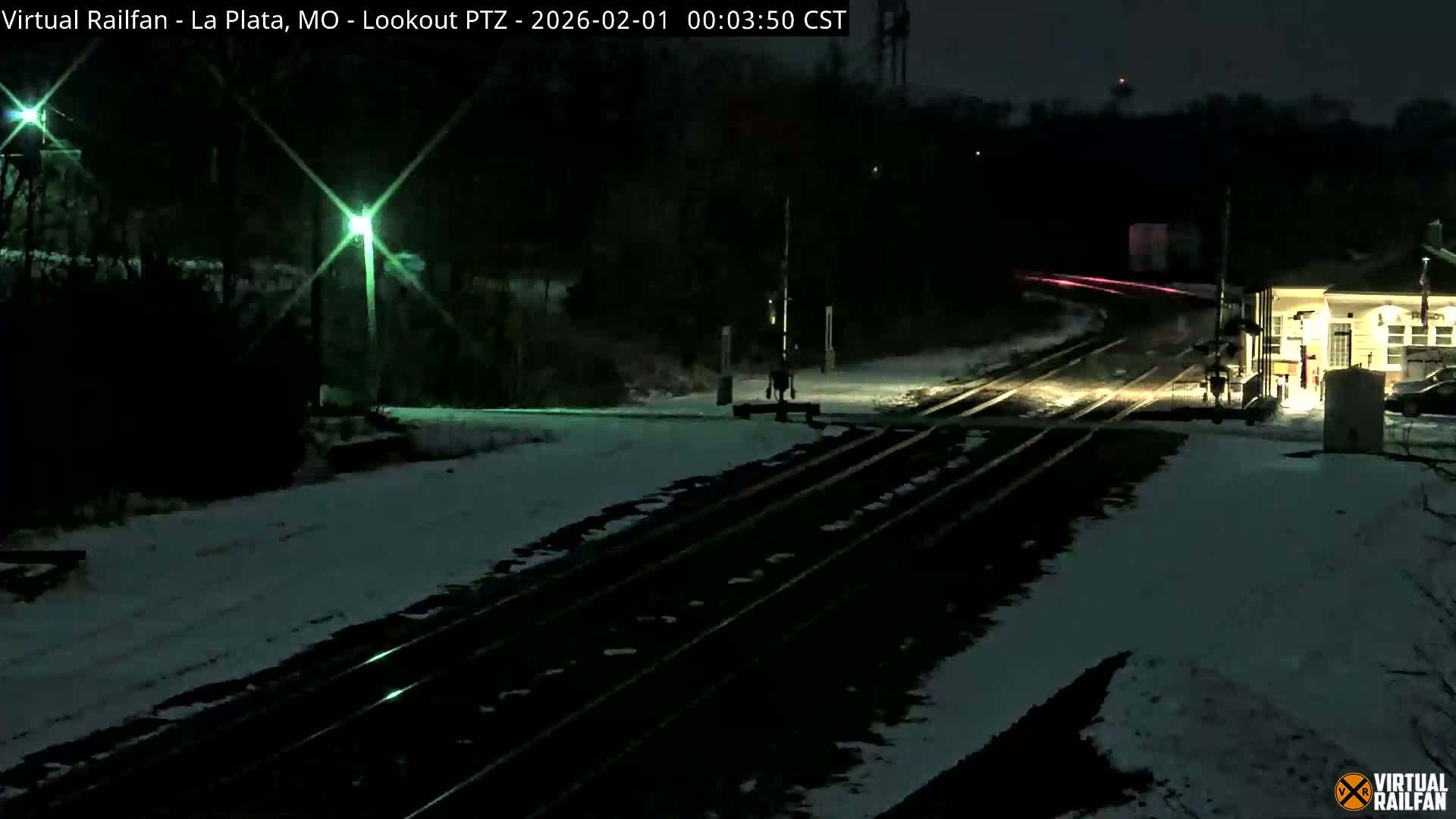 La Plata Railway Station Live Cam - La Plata, Macon, Missouri, USA