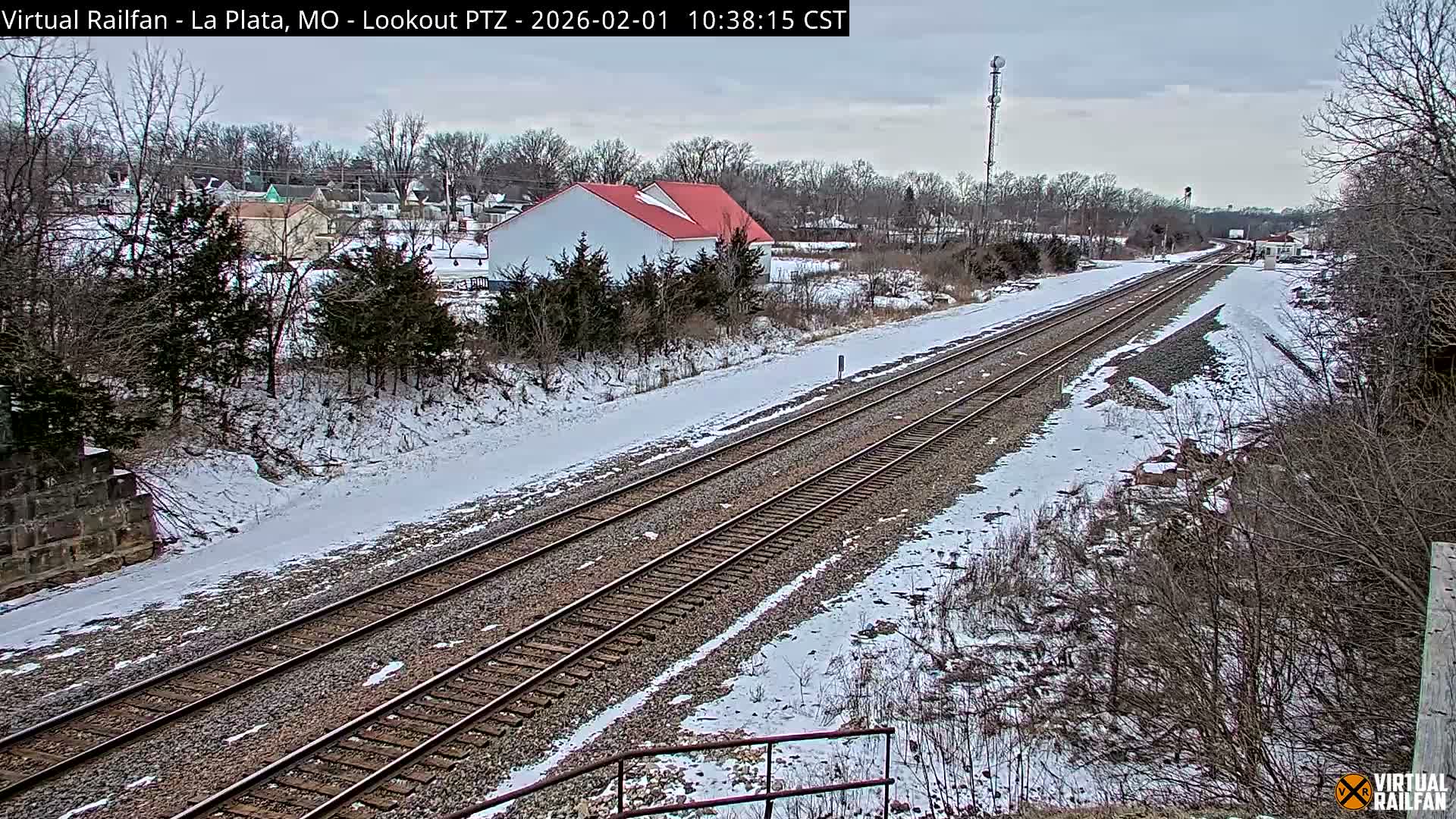 La Plata Railway Station Live Cam - La Plata, Macon, Missouri, USA