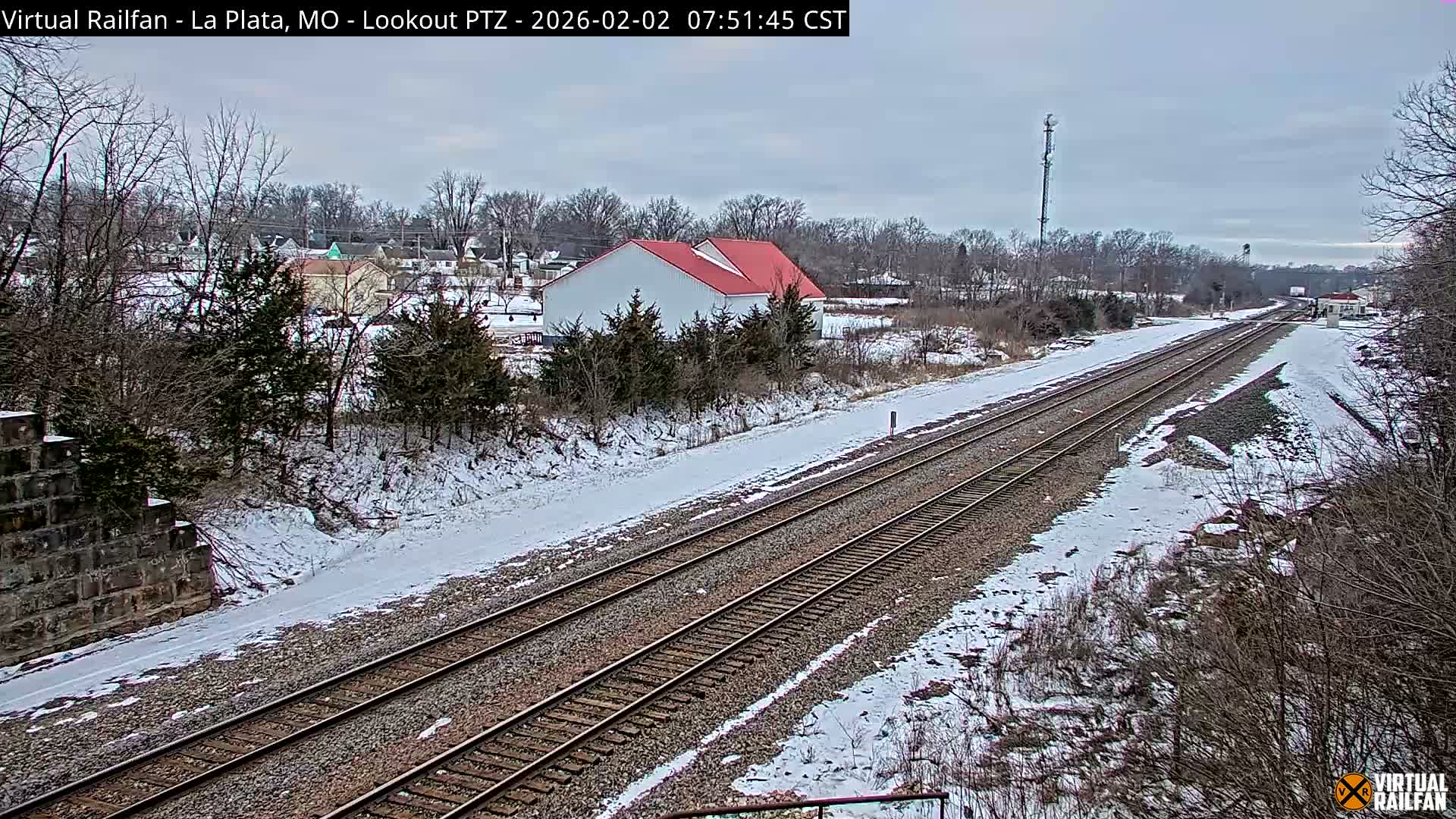 La Plata Railway Station Live Cam - La Plata, Macon, Missouri, USA