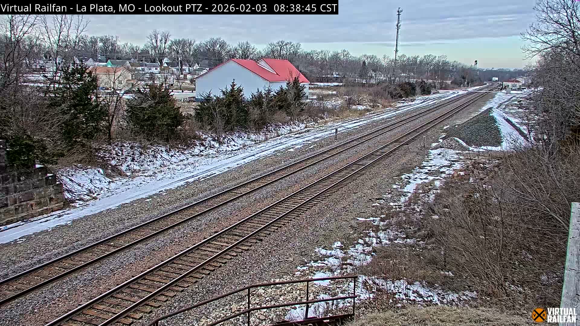 La Plata Railway Station Live Cam - La Plata, Macon, Missouri, USA