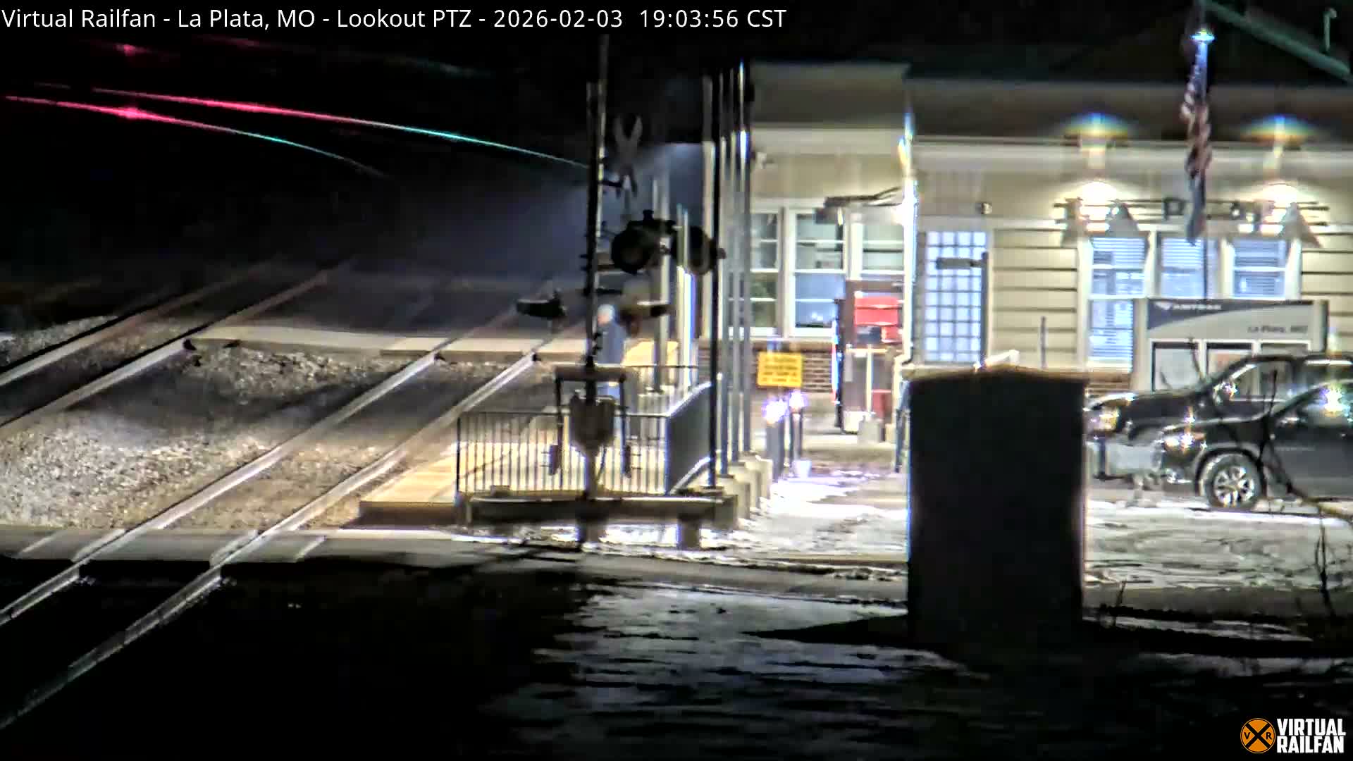La Plata Railway Station Live Cam - La Plata, Macon, Missouri, USA