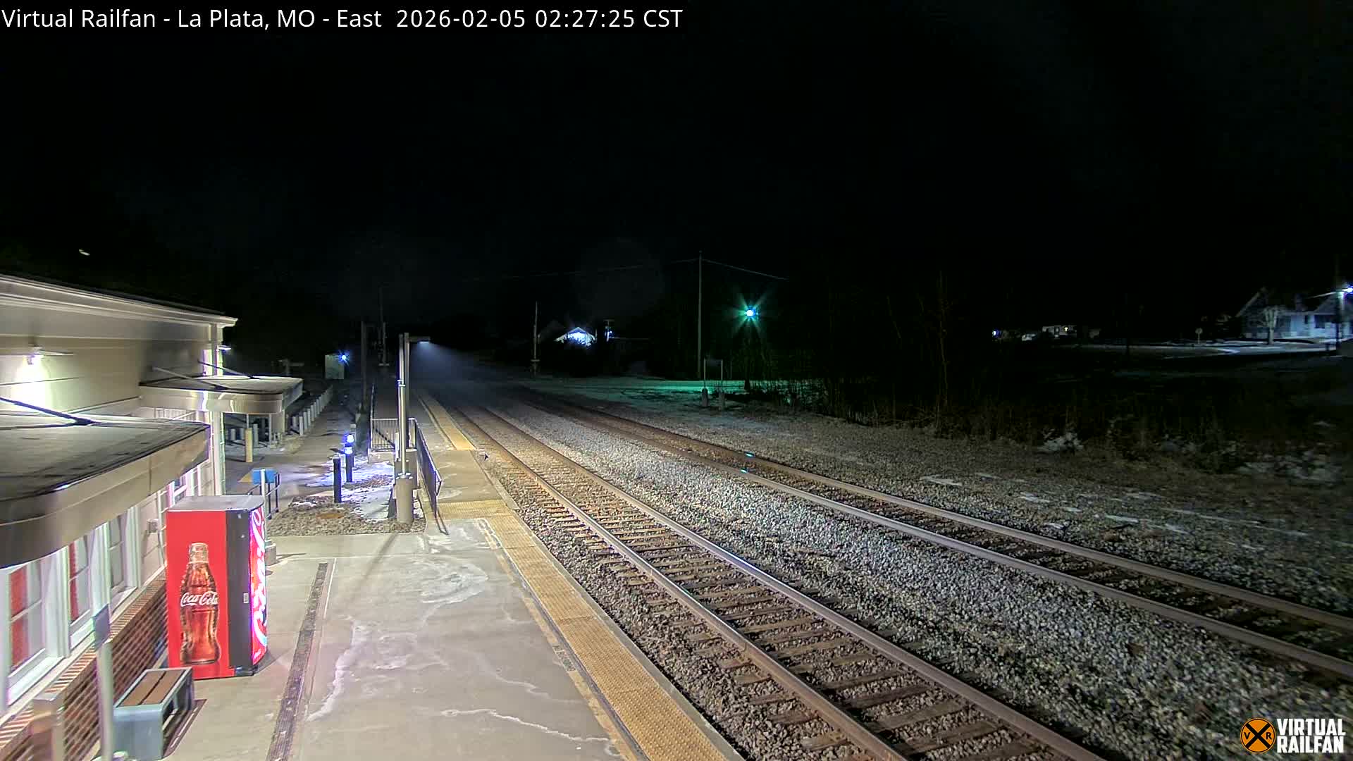 La Plata Railway Station Live Cam - La Plata, Macon, Missouri, USA