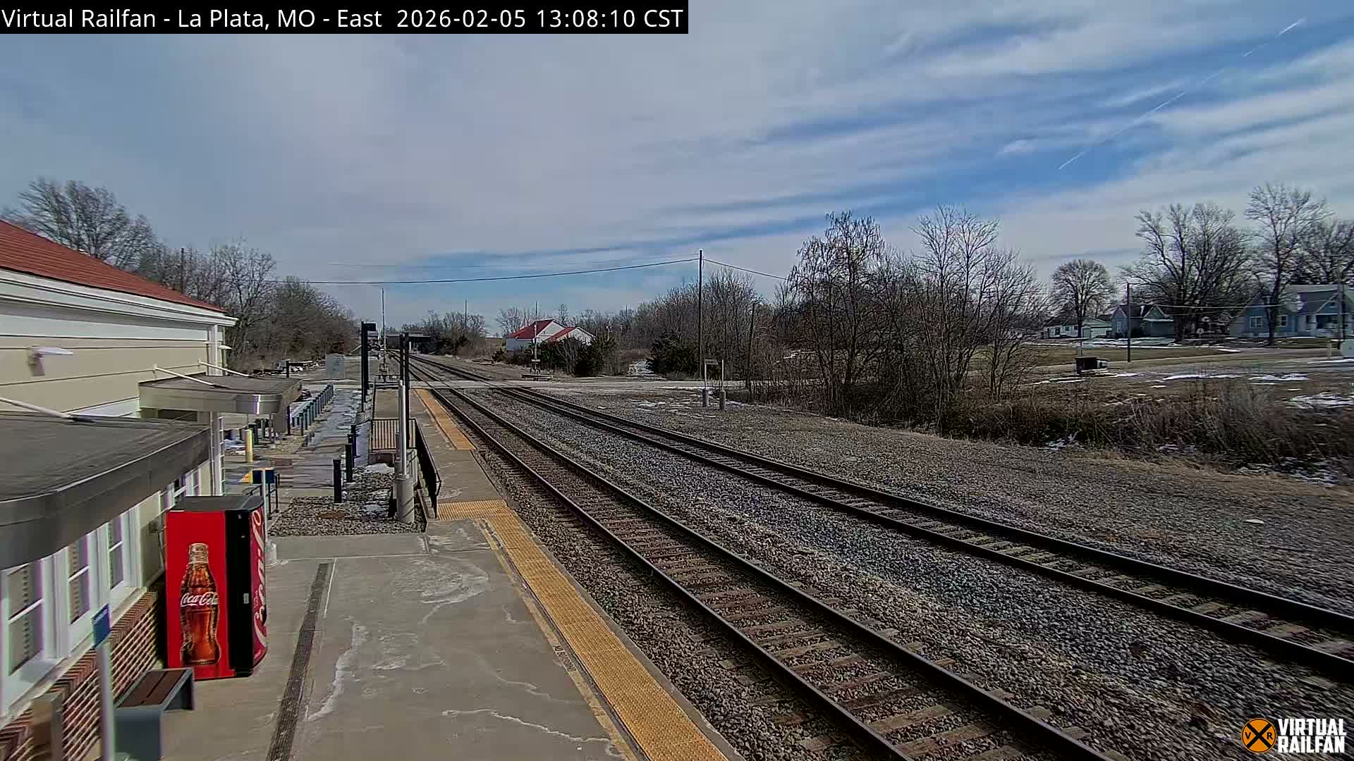 La Plata Railway Station Live Cam - La Plata, Macon, Missouri, USA