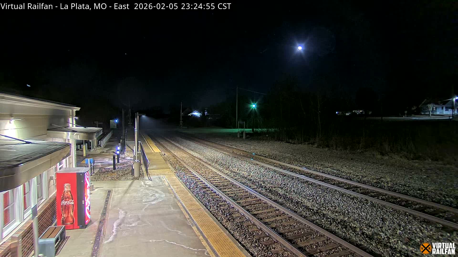 La Plata Railway Station Live Cam - La Plata, Macon, Missouri, USA