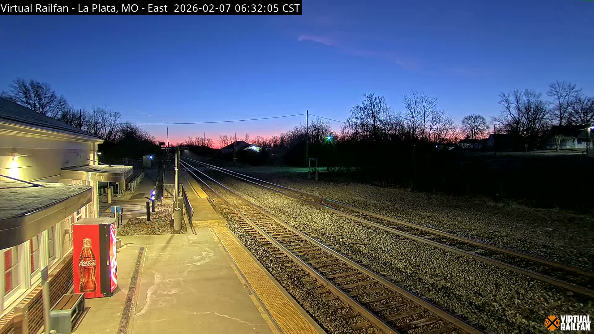La Plata Railway Station Live Cam - La Plata, Macon, Missouri, USA