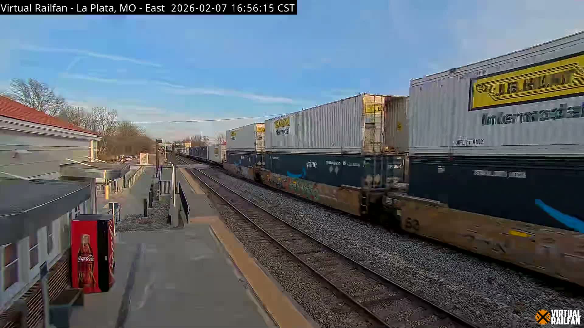 La Plata Railway Station Live Cam - La Plata, Macon, Missouri, USA