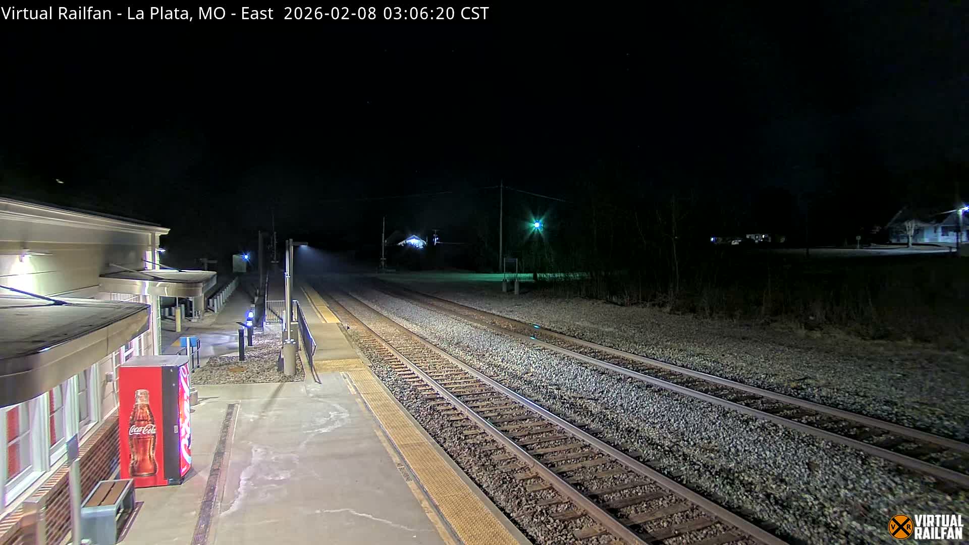 La Plata Railway Station Live Cam - La Plata, Macon, Missouri, USA