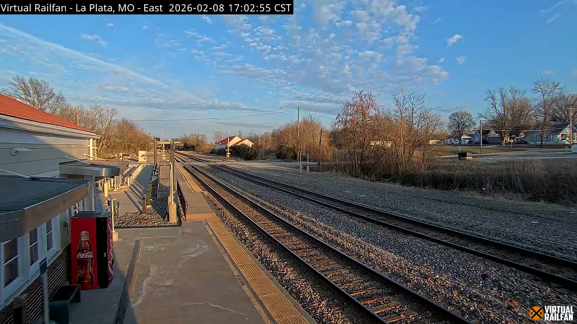 La Plata Railway Station Live Cam - La Plata, Macon, Missouri, USA