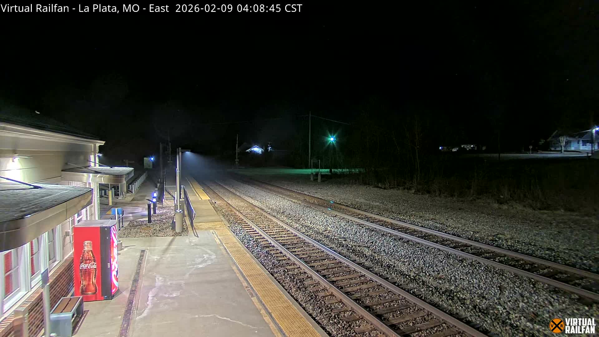 La Plata Railway Station Live Cam - La Plata, Macon, Missouri, USA