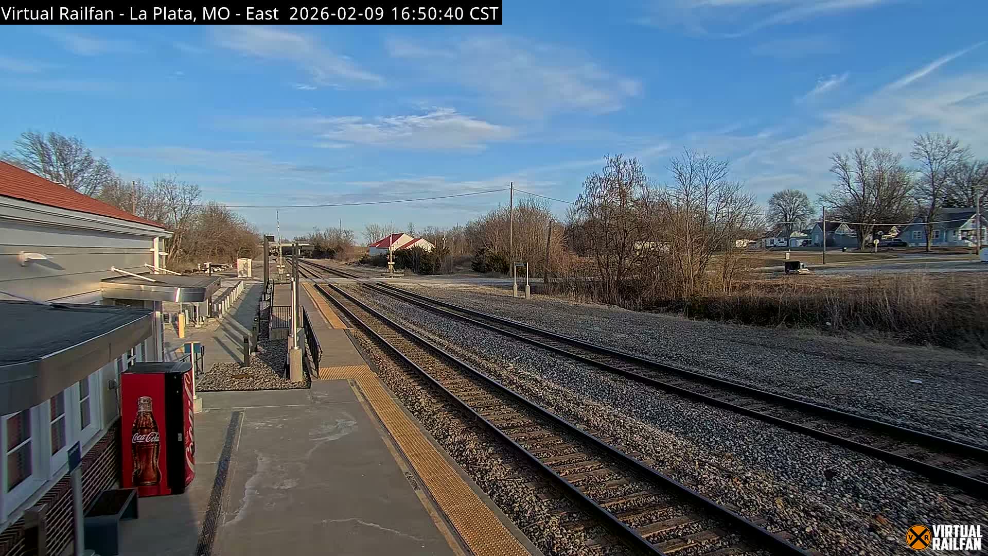 La Plata Railway Station Live Cam - La Plata, Macon, Missouri, USA