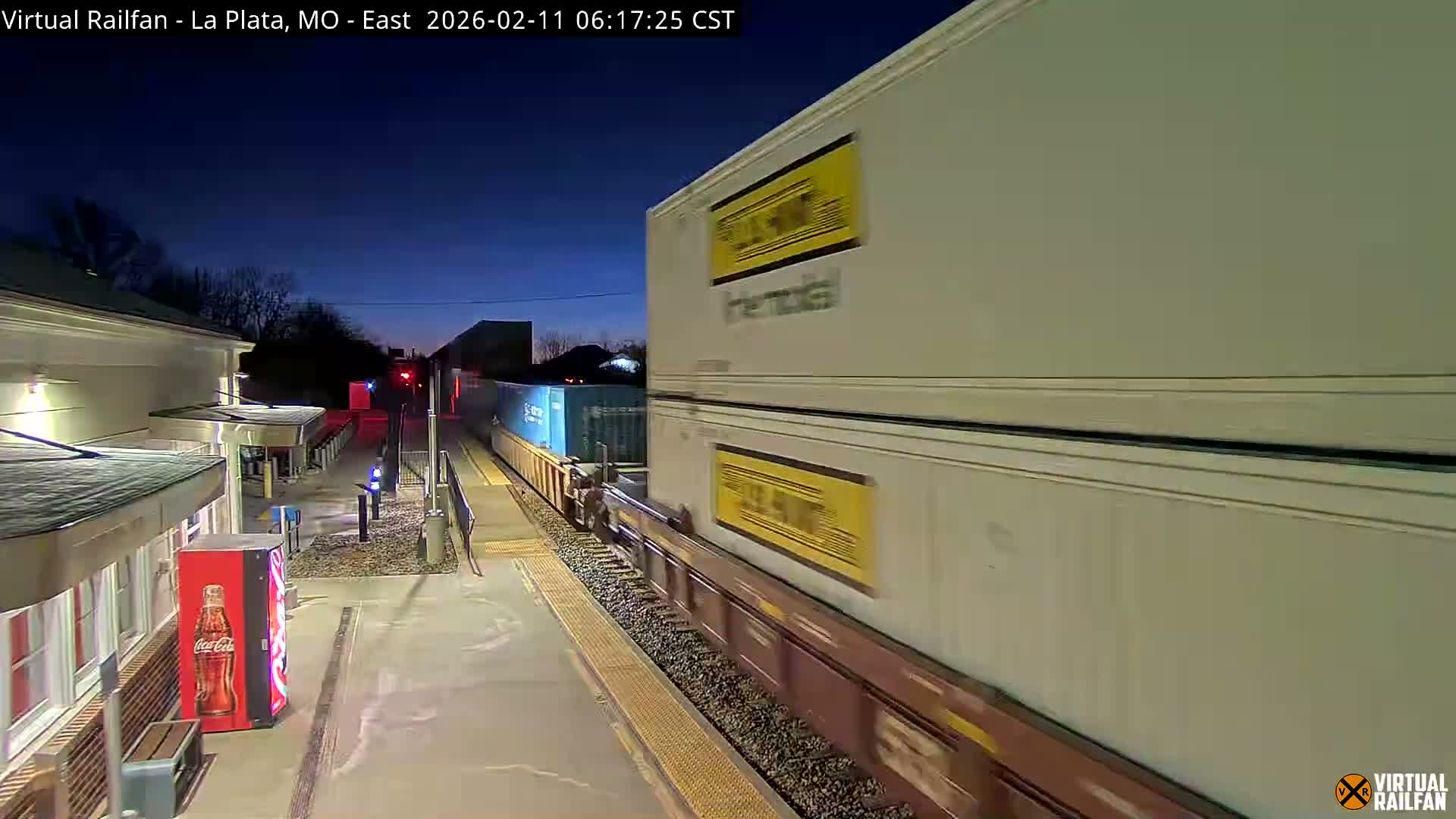 La Plata Railway Station Live Cam - La Plata, Macon, Missouri, USA