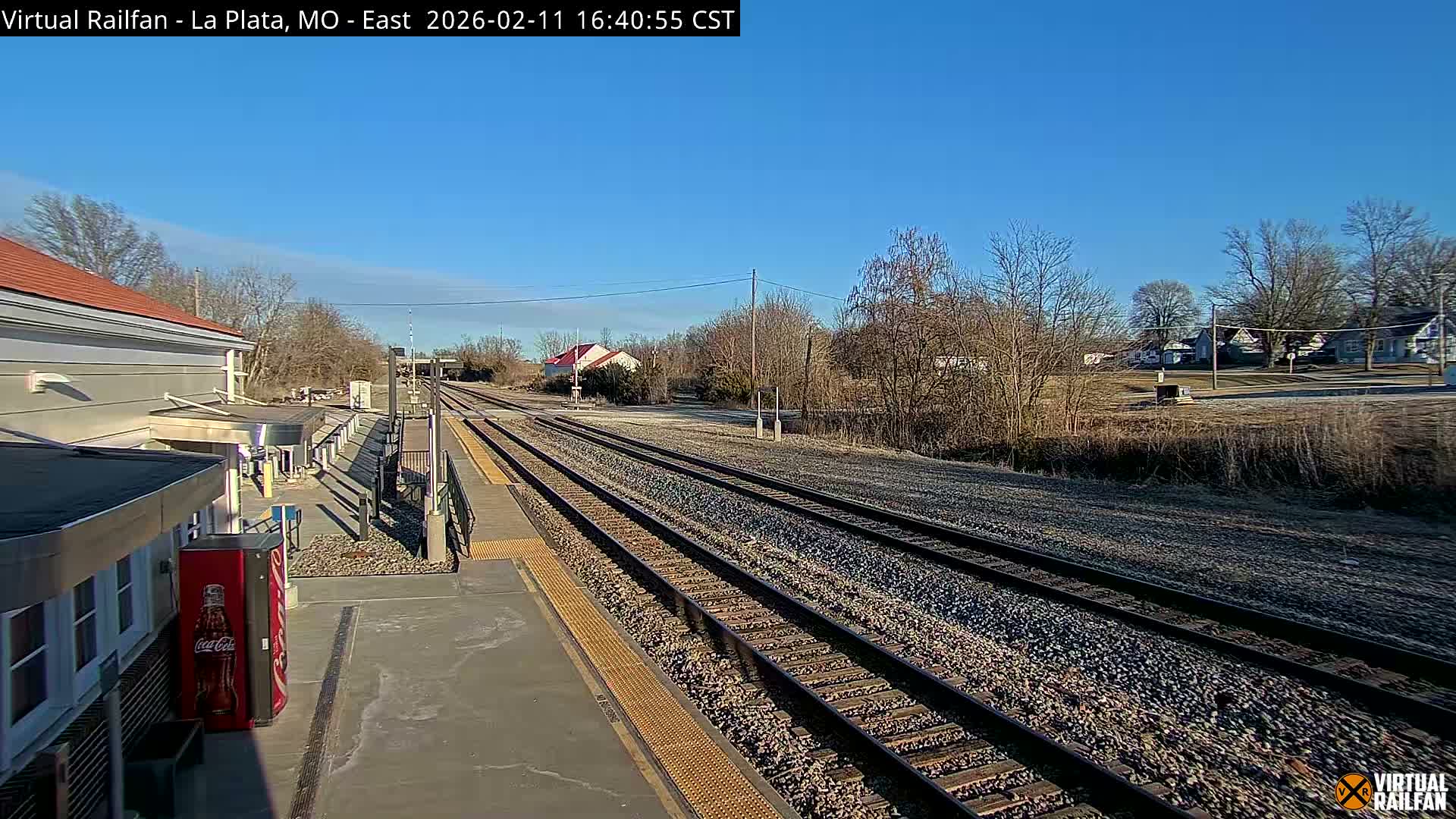 La Plata Railway Station Live Cam - La Plata, Macon, Missouri, USA