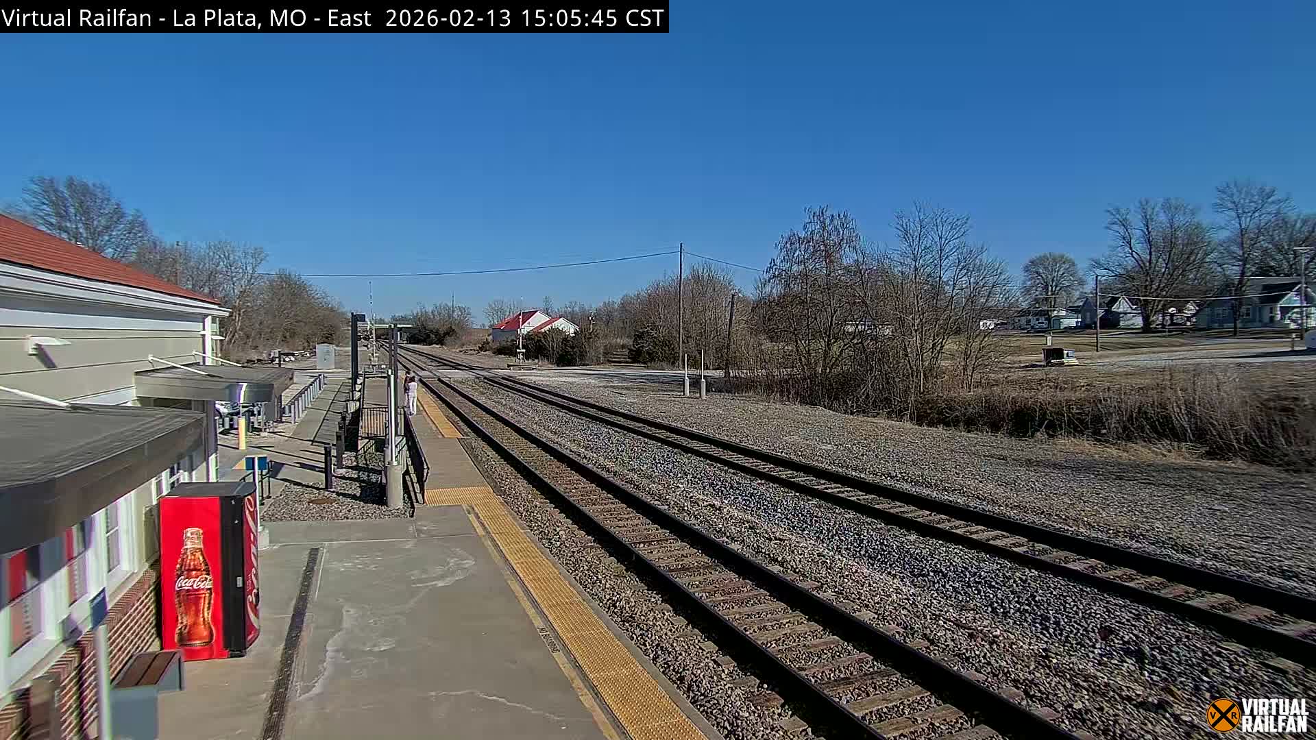 La Plata Railway Station Live Cam - La Plata, Macon, Missouri, USA