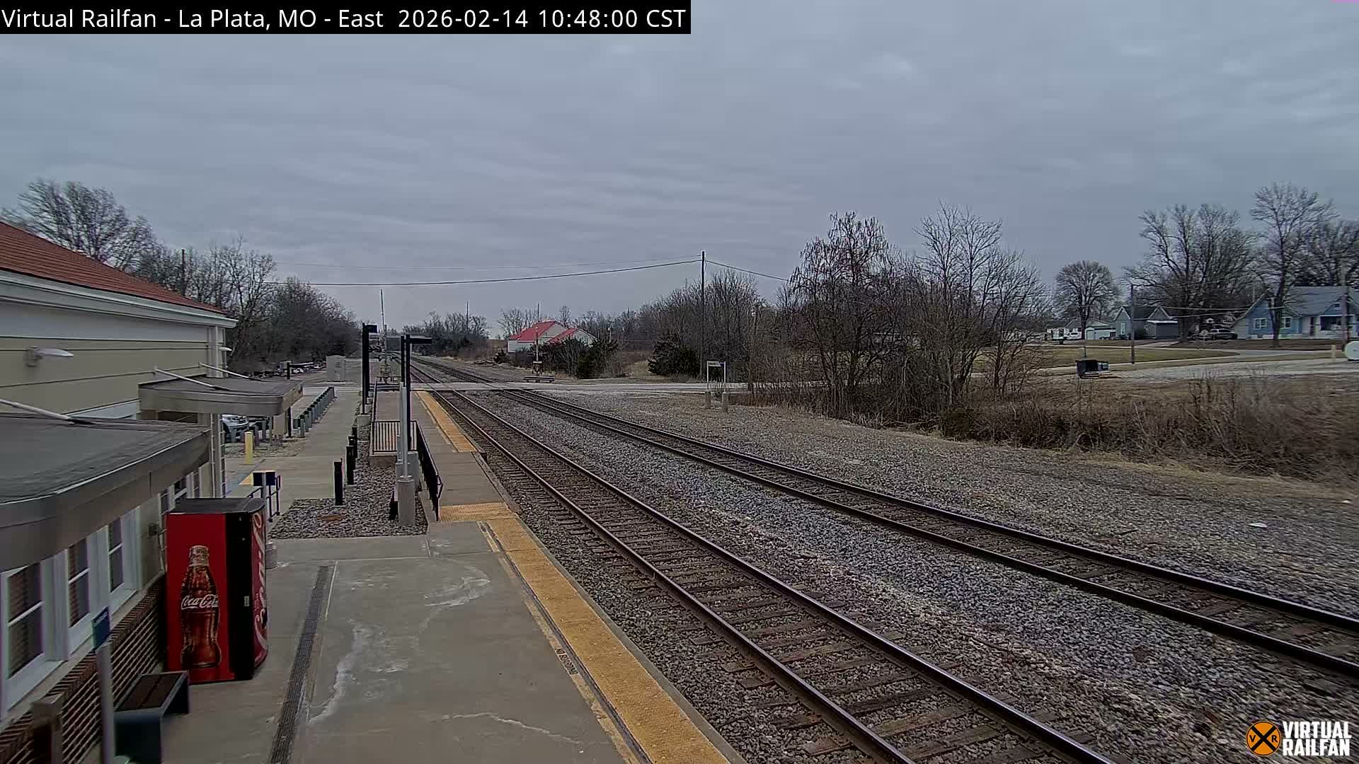 La Plata Railway Station Live Cam - La Plata, Macon, Missouri, USA
