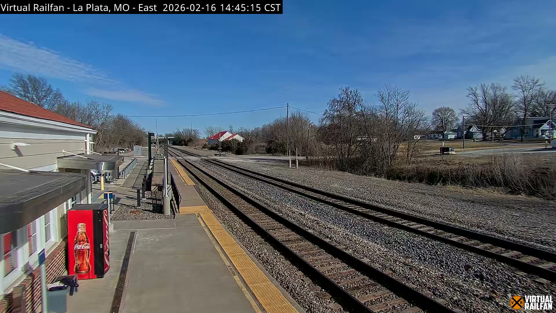 La Plata Railway Station Live Cam - La Plata, Macon, Missouri, USA