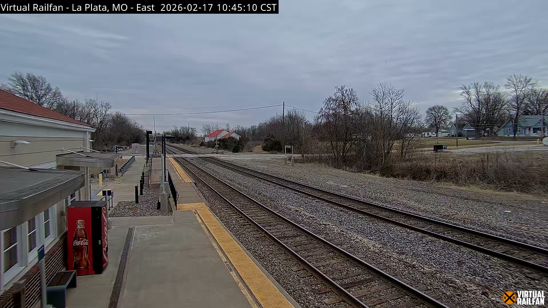 La Plata Railway Station Live Cam - La Plata, Macon, Missouri, USA