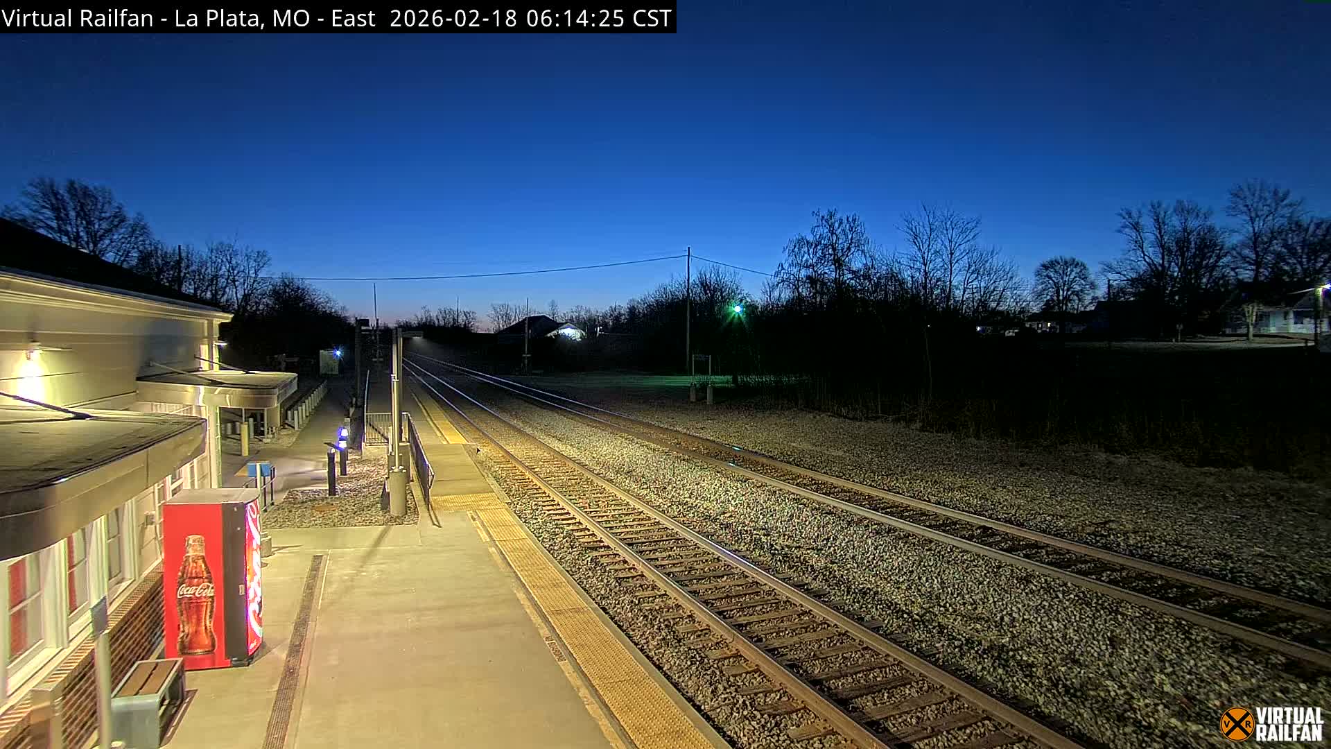 La Plata Railway Station Live Cam - La Plata, Macon, Missouri, USA