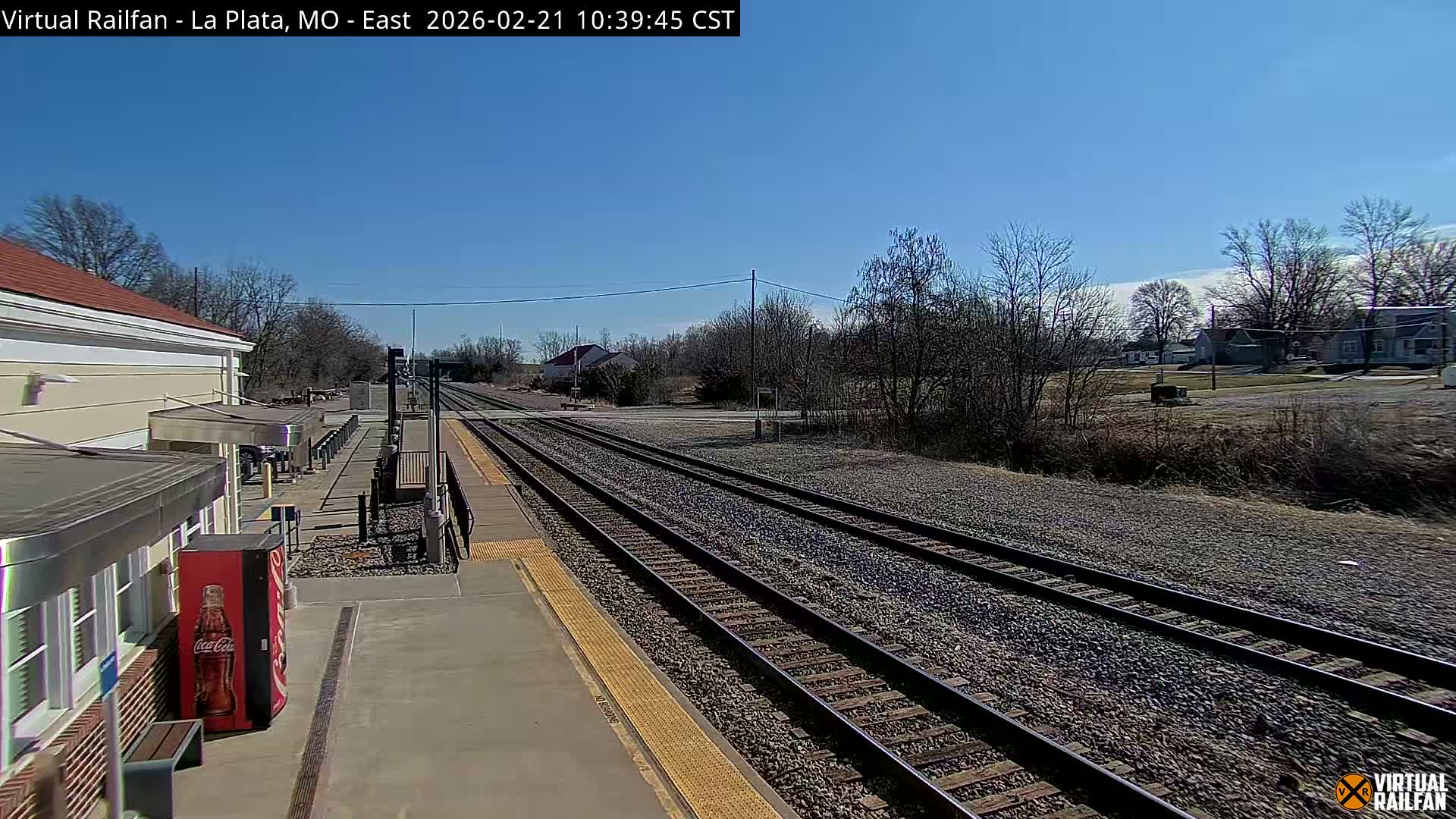 La Plata Railway Station Live Cam - La Plata, Macon, Missouri, USA