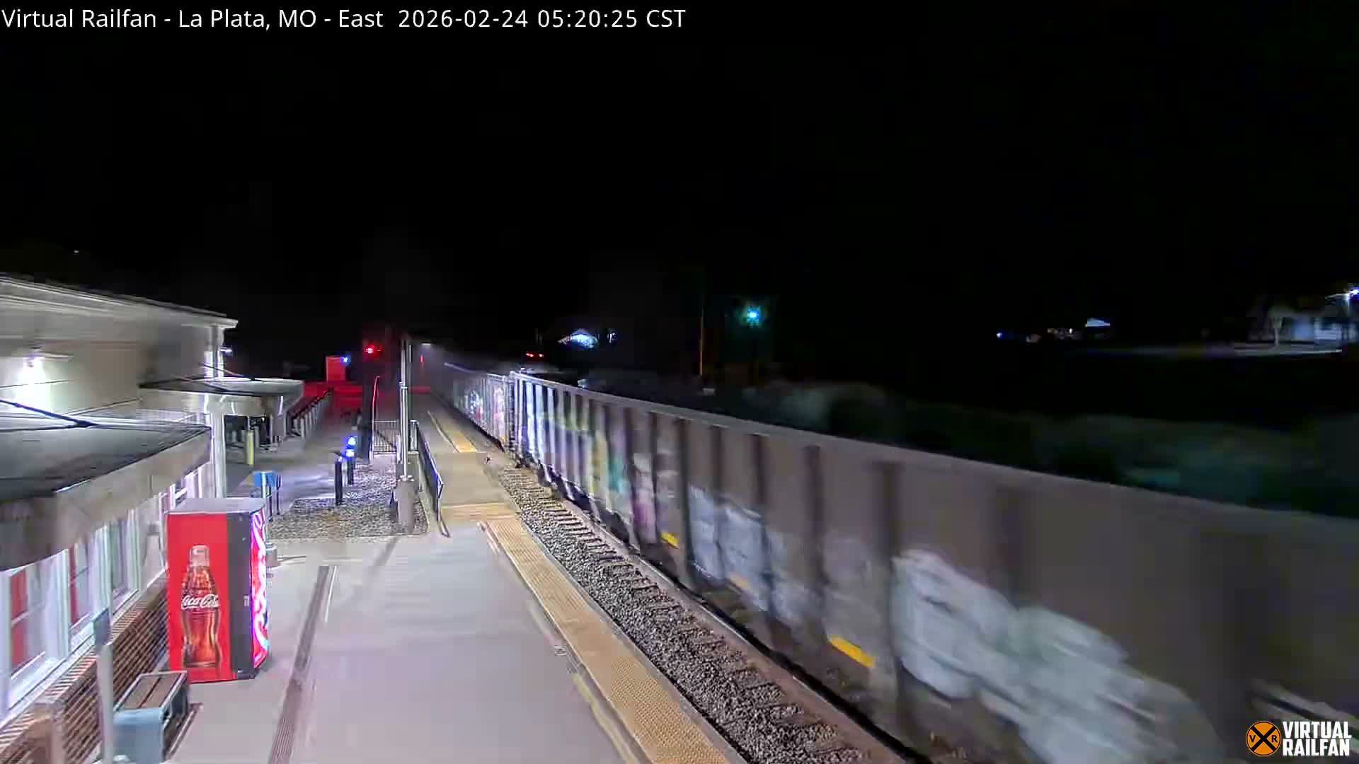 La Plata Railway Station Live Cam - La Plata, Macon, Missouri, USA