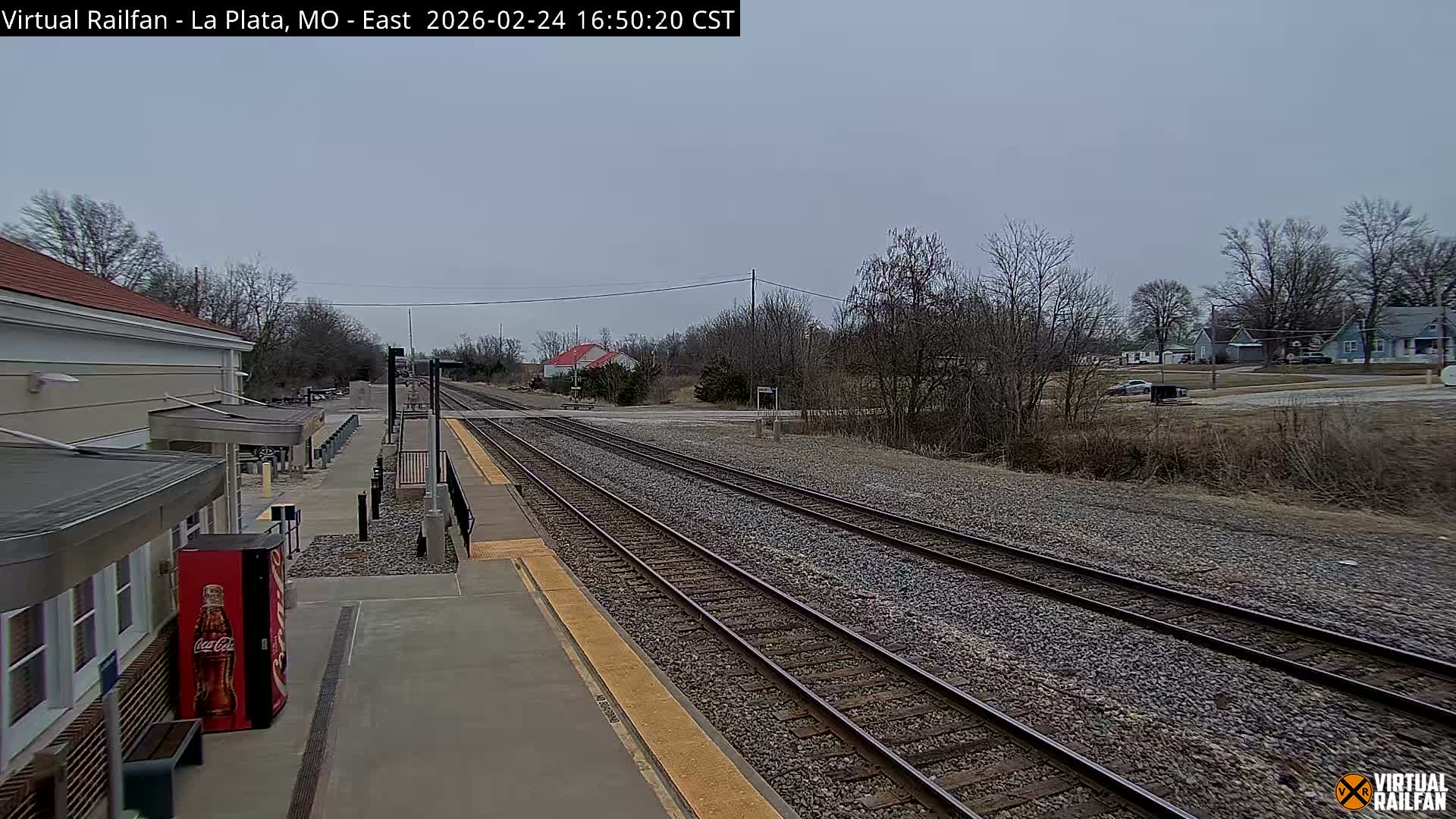 La Plata Railway Station Live Cam - La Plata, Macon, Missouri, USA