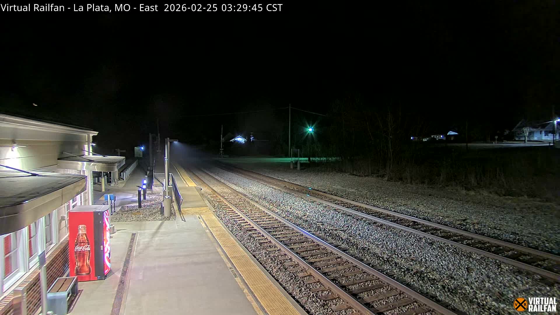 La Plata Railway Station Live Cam - La Plata, Macon, Missouri, USA
