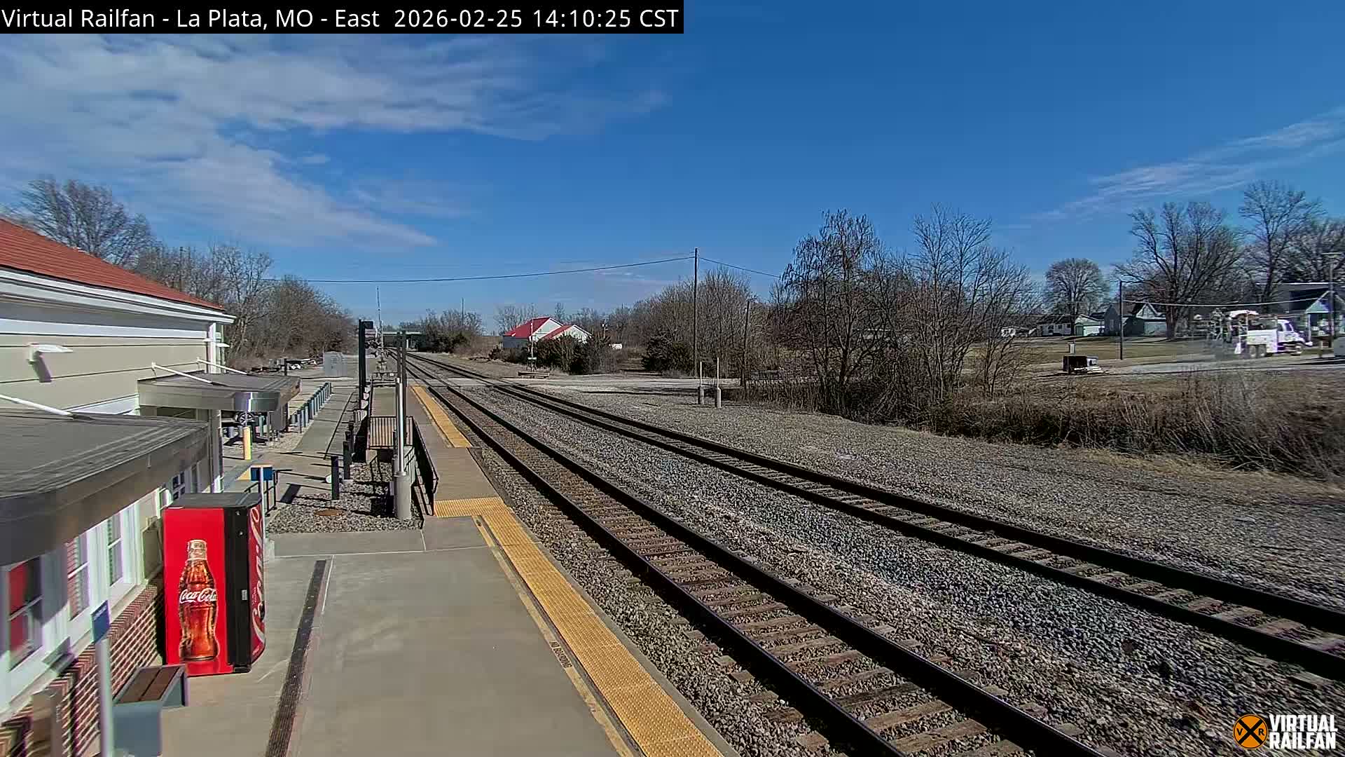 La Plata Railway Station Live Cam - La Plata, Macon, Missouri, USA