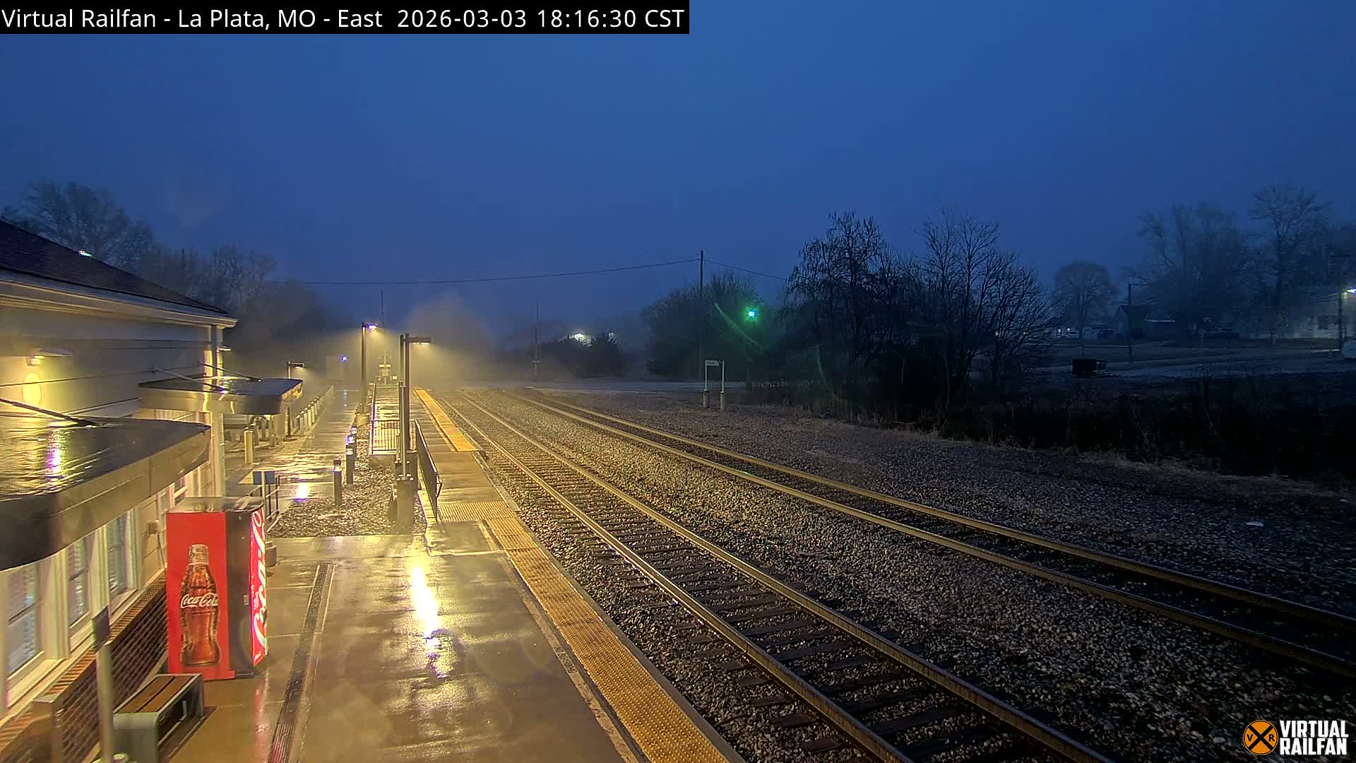 La Plata Railway Station Live Cam - La Plata, Macon, Missouri, USA