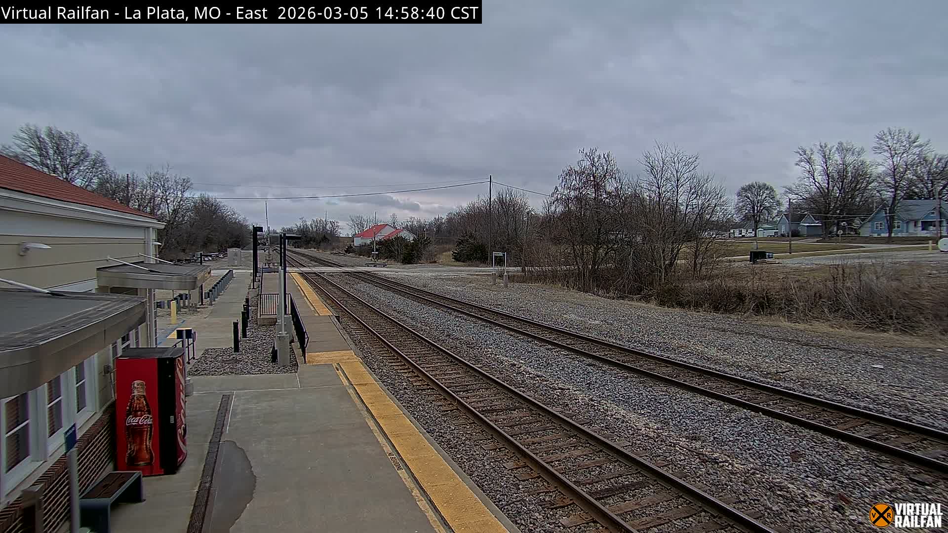 La Plata Railway Station Live Cam - La Plata, Macon, Missouri, USA