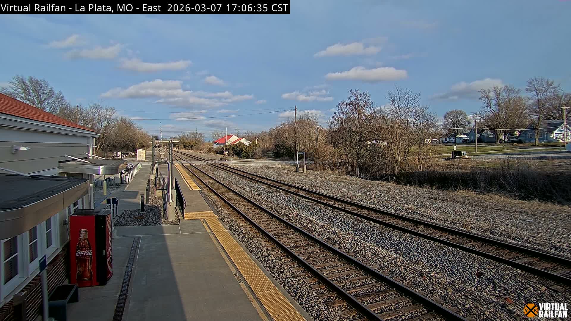 La Plata Railway Station Live Cam - La Plata, Macon, Missouri, USA