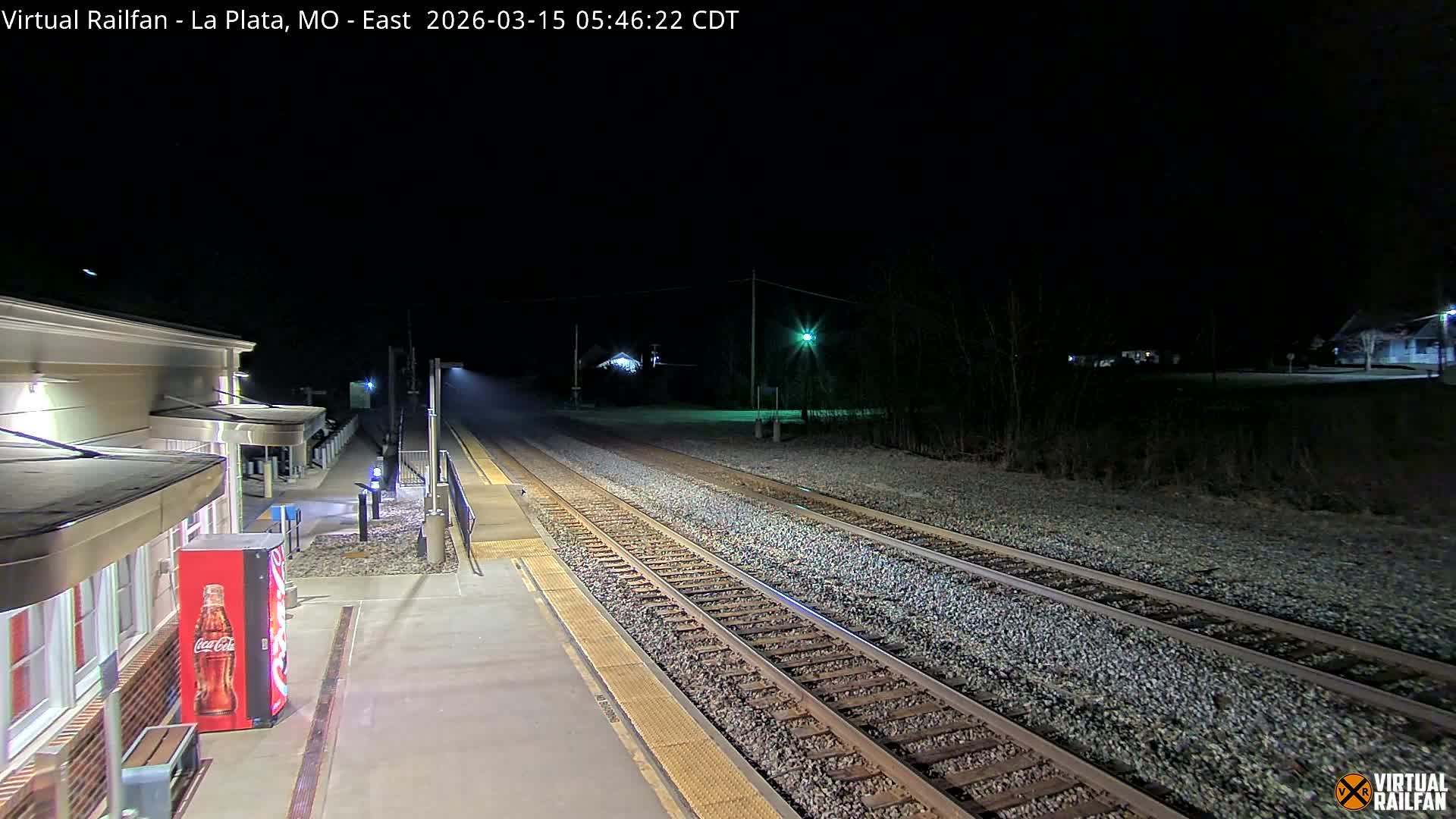 La Plata Railway Station Live Cam - La Plata, Macon, Missouri, USA